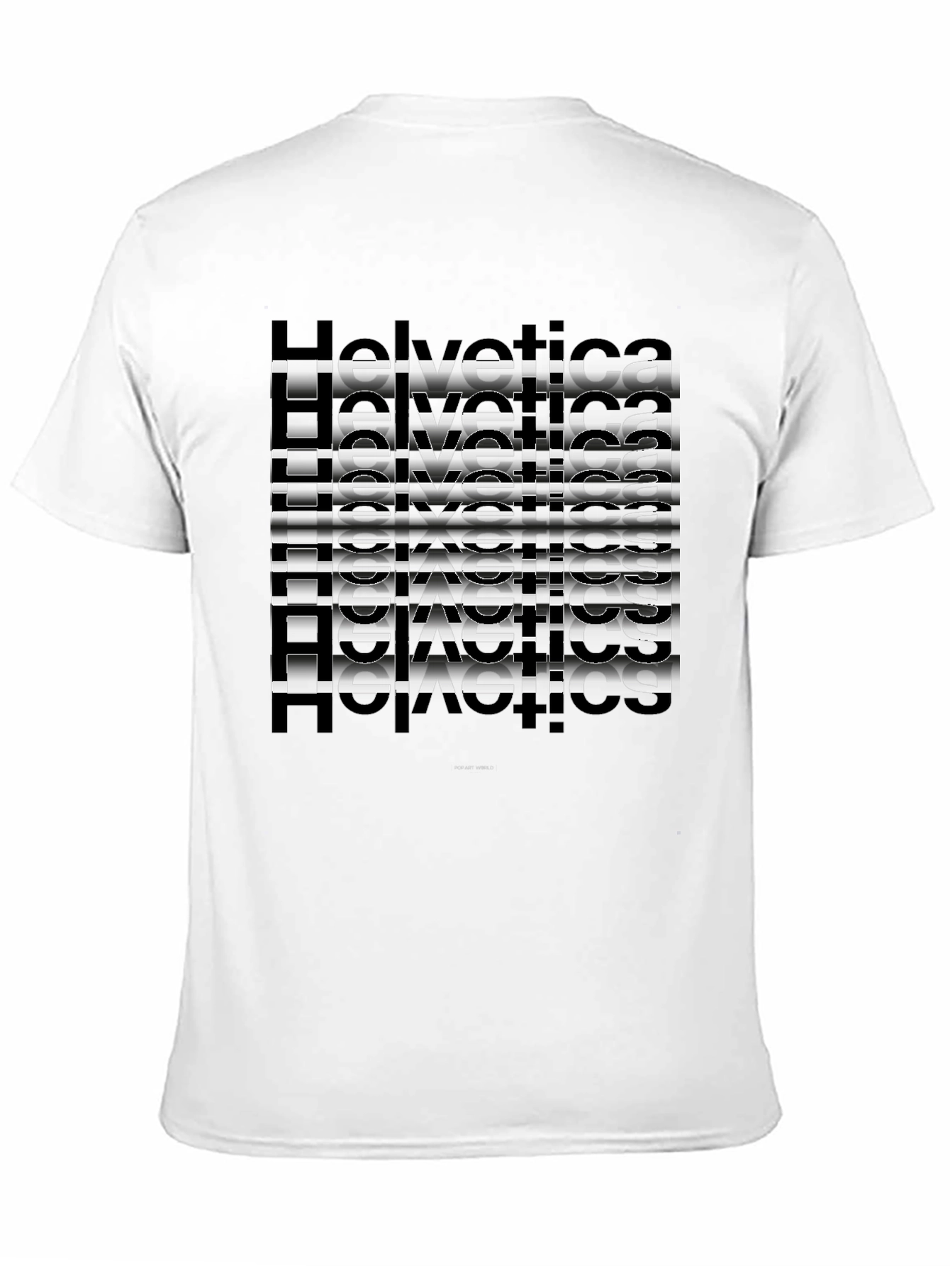 Helvetica Graphic Black T-Shirt