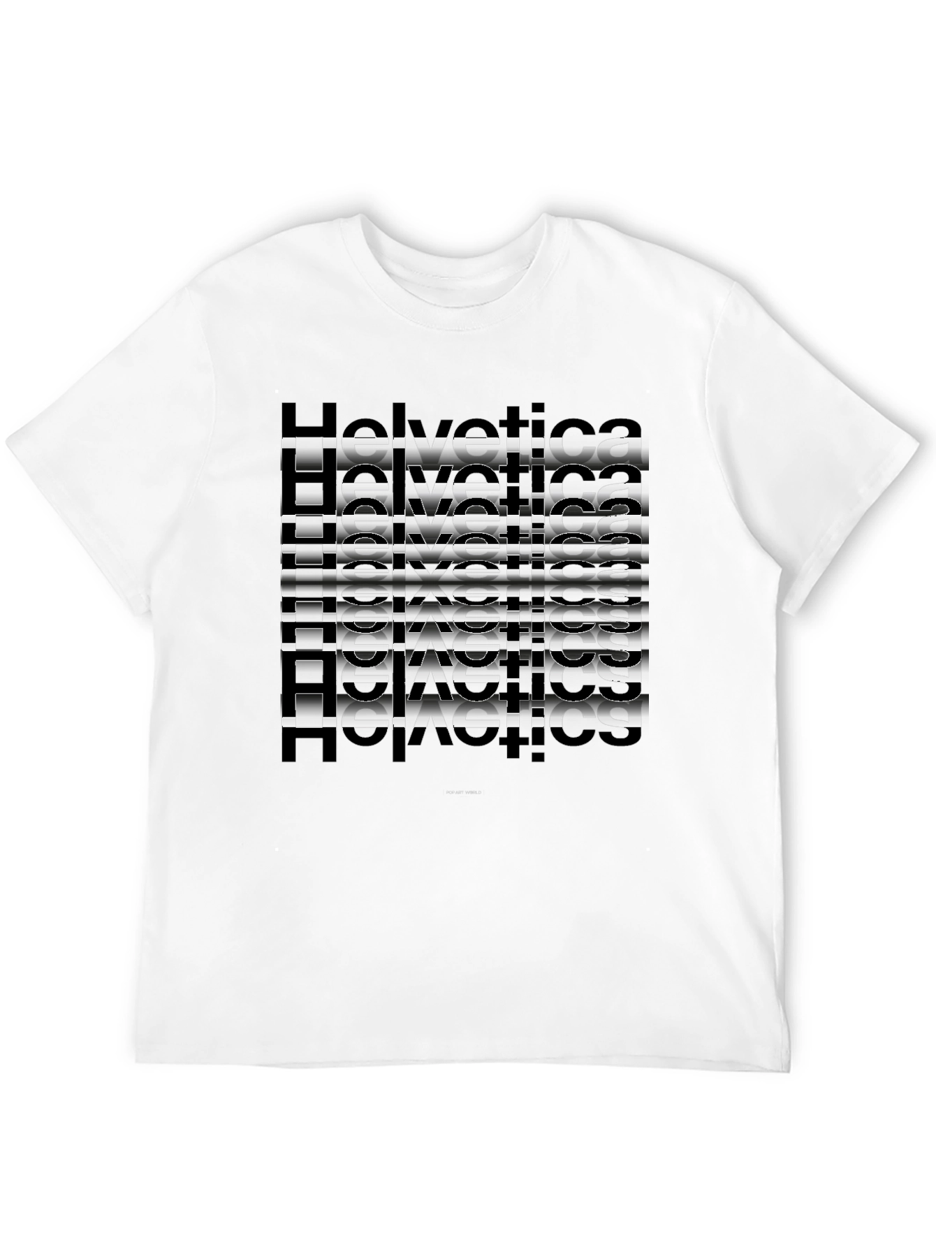 Helvetica Graphic Black T-Shirt