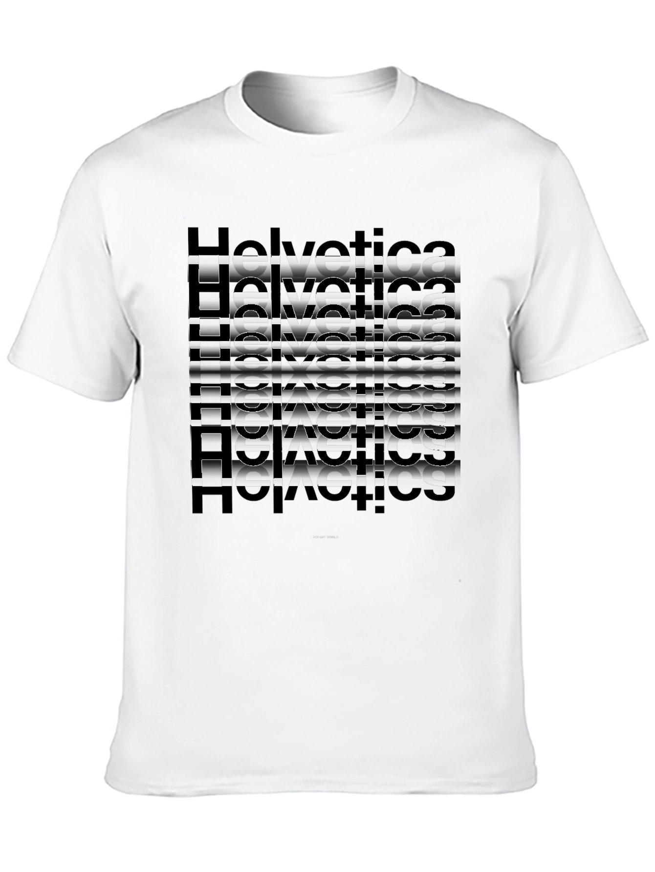 Helvetica Graphic Black T-Shirt