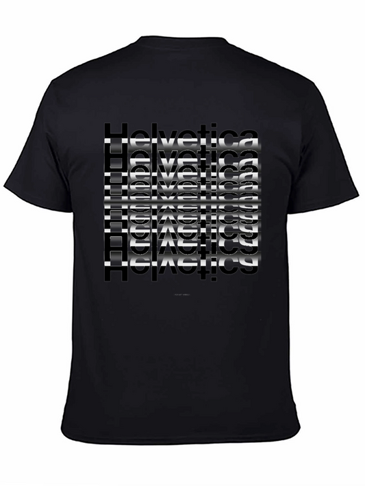 Helvetica Graphic Black T-Shirt