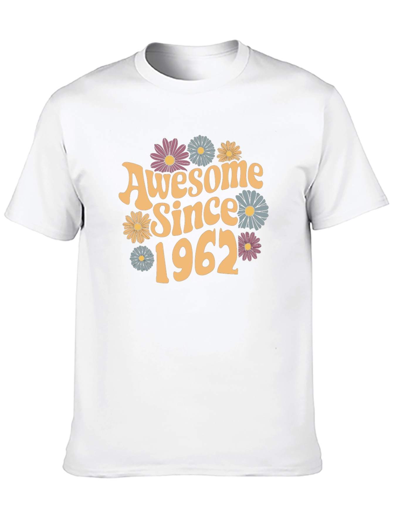 Awesome Since 1962 Floral Graphic Tee
