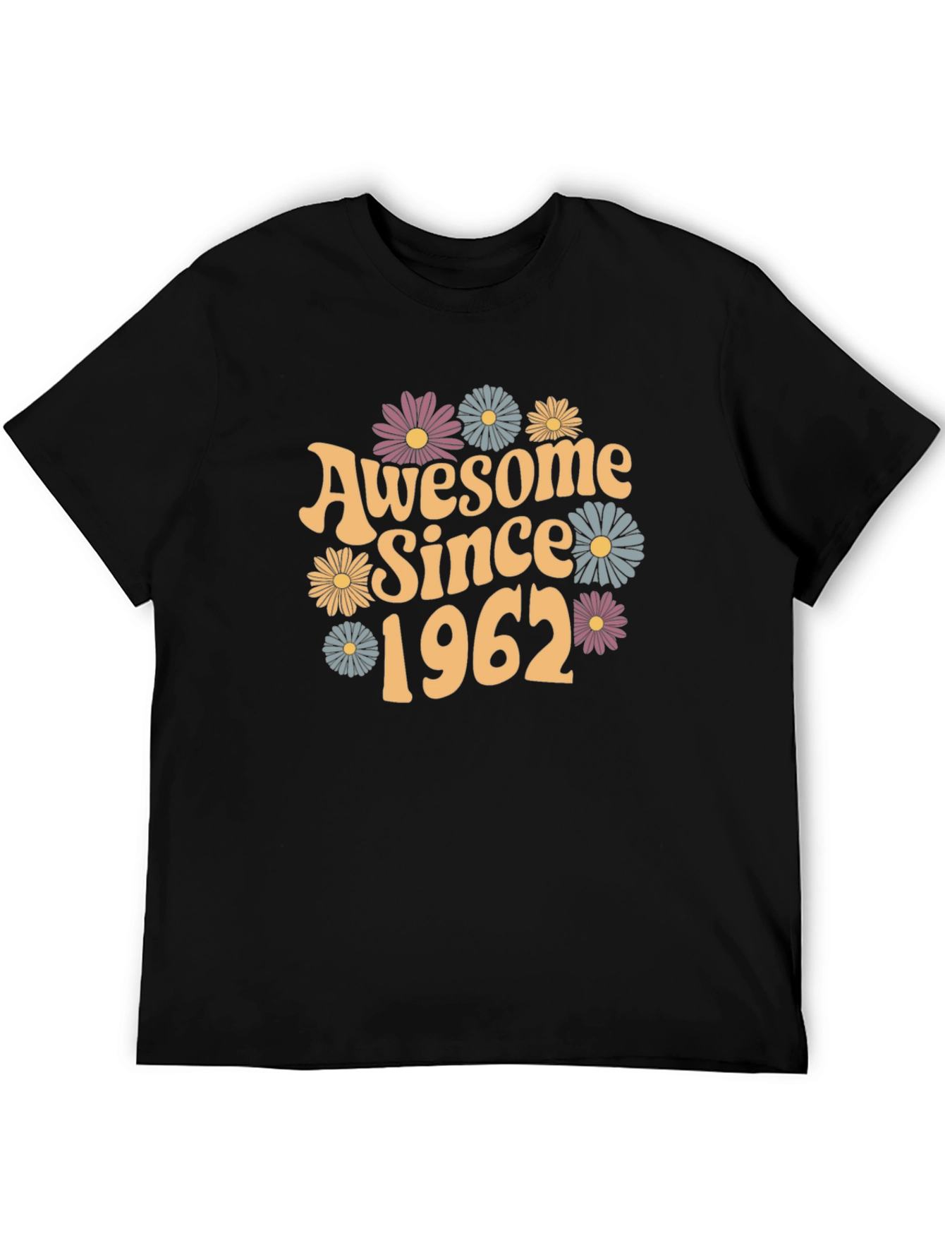 Awesome Since 1962 Floral Graphic Tee
