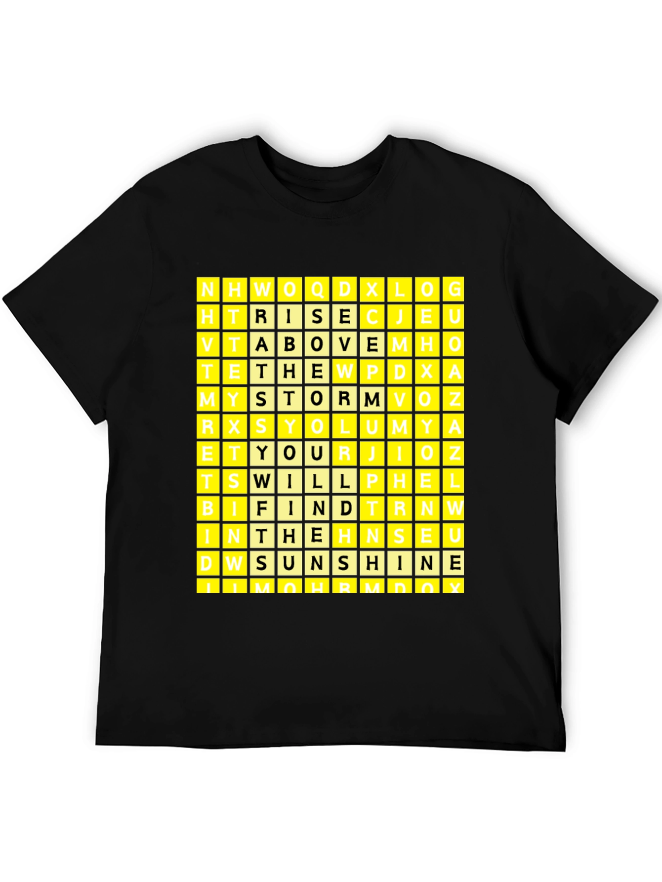 Word Search Puzzle Graphic T-Shirt