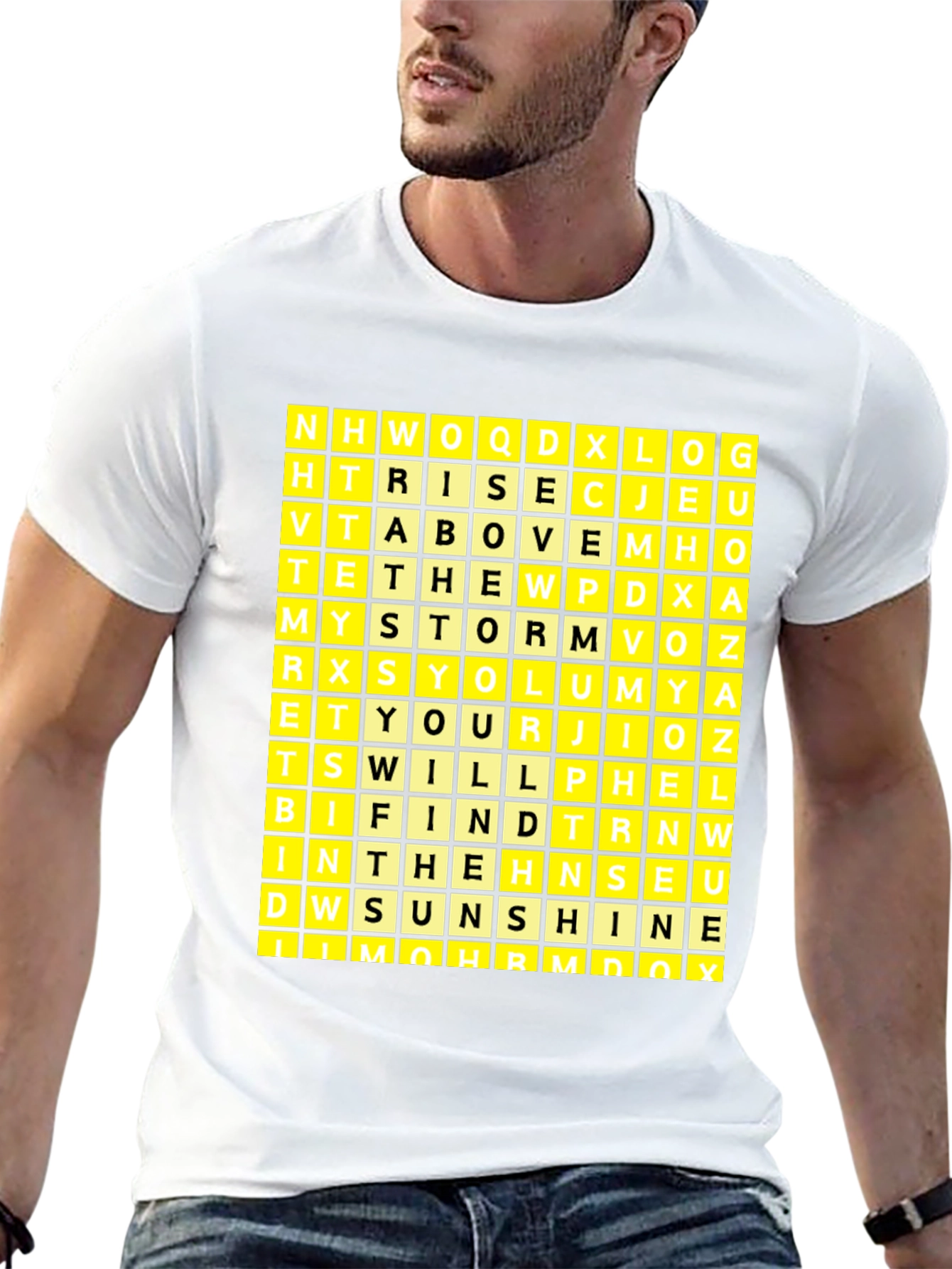Word Search Puzzle Graphic T-Shirt