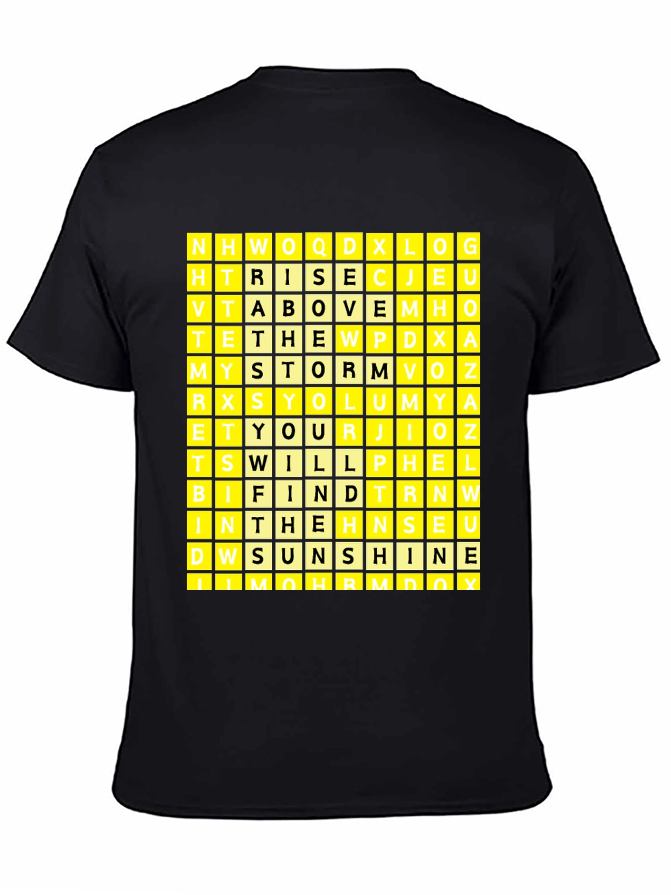 Word Search Puzzle Graphic T-Shirt