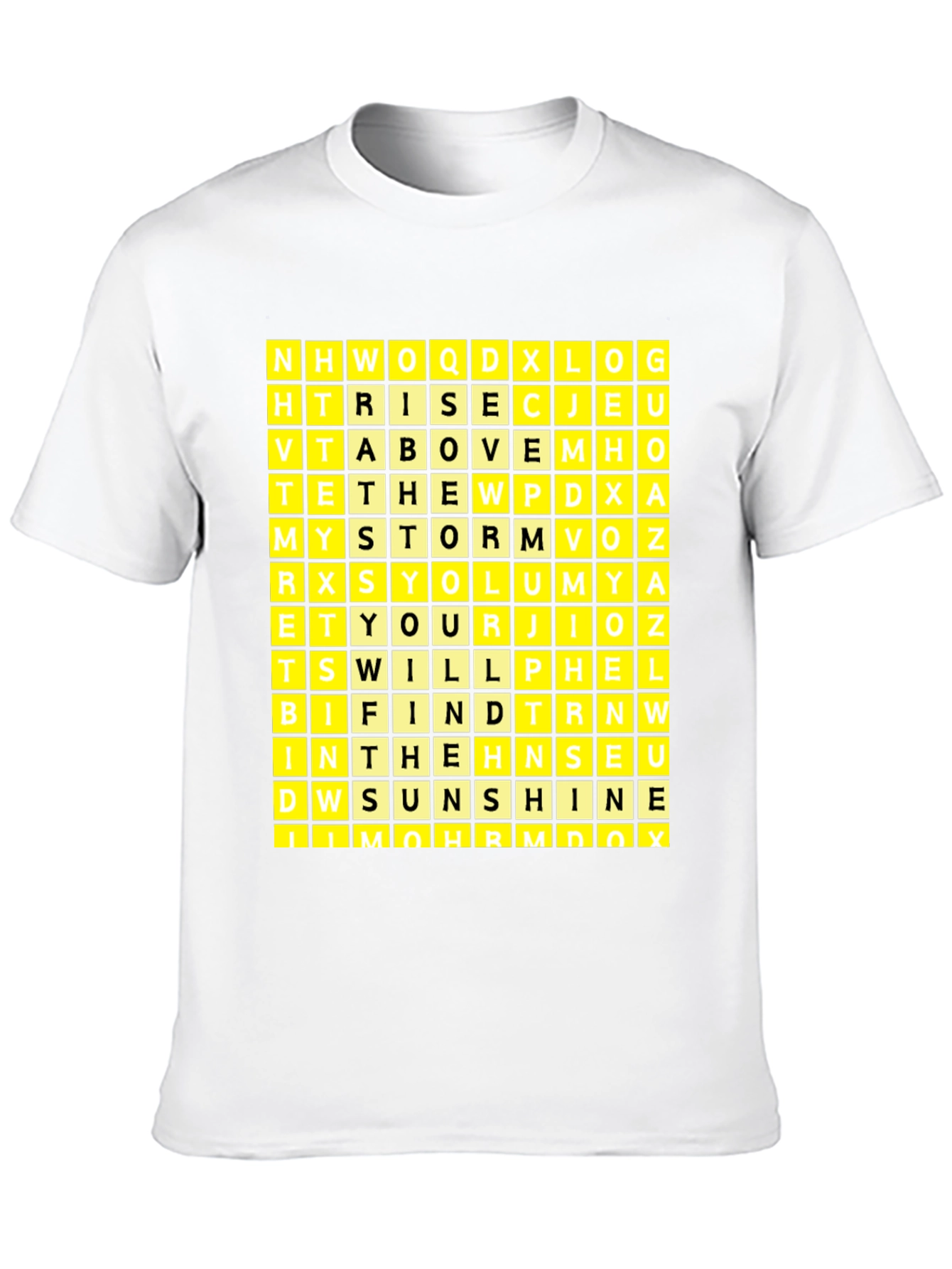 Word Search Puzzle Graphic T-Shirt