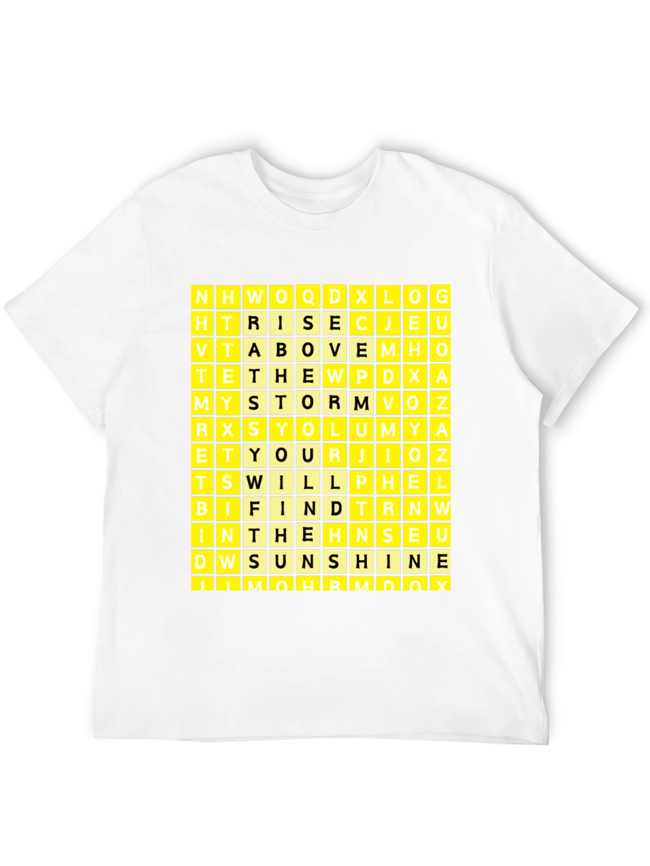 Word Search Puzzle Graphic T-Shirt