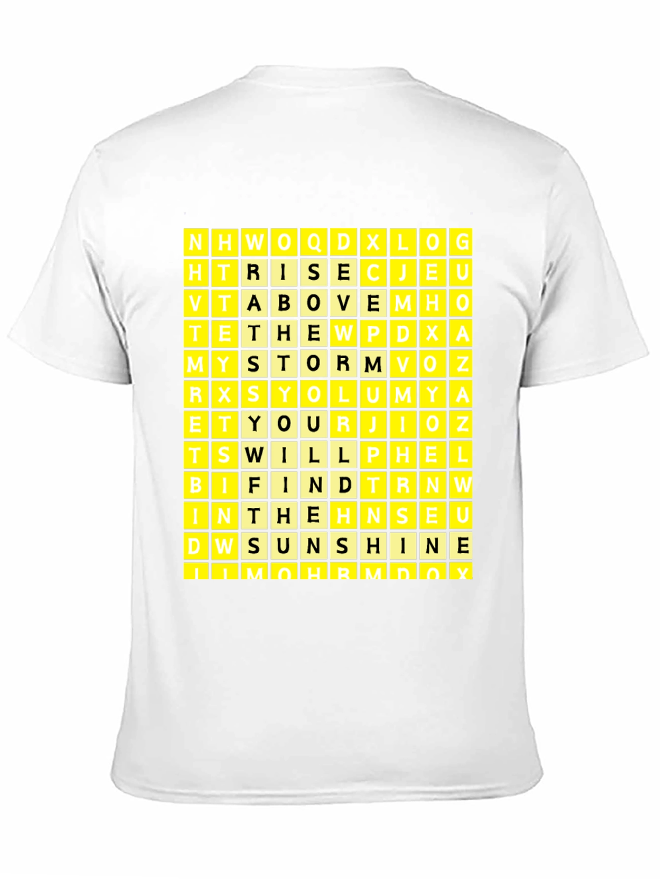 Word Search Puzzle Graphic T-Shirt
