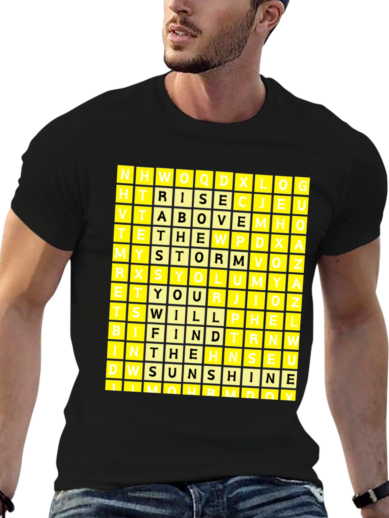Word Search Puzzle Graphic T-Shirt