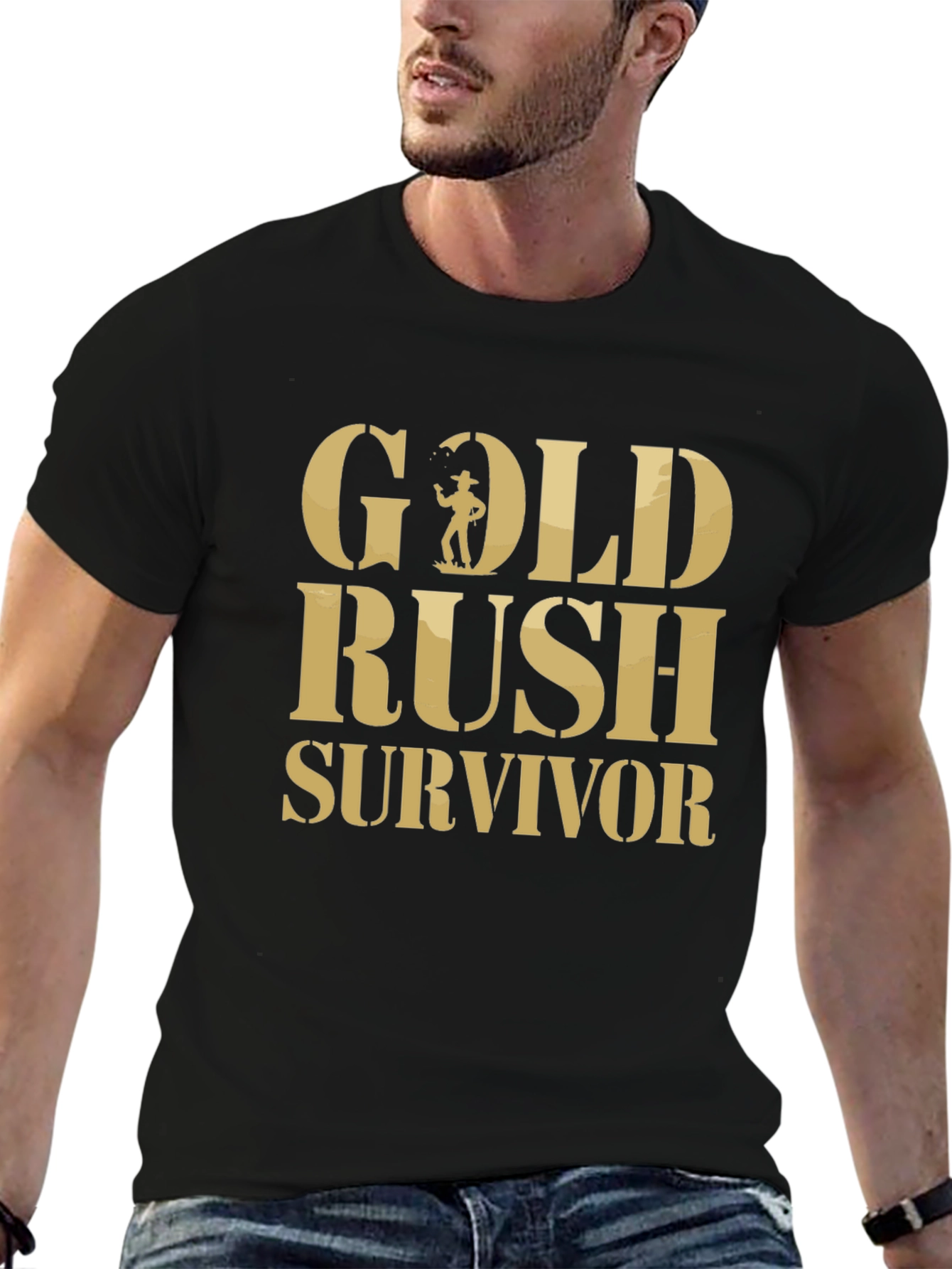 Gold Rush Survivor Tee - Western Style T-Shirt