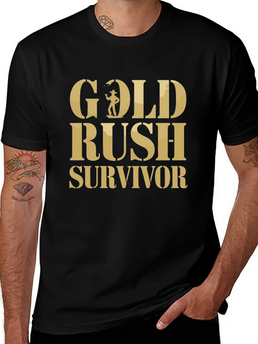 Gold Rush Survivor Tee - Western Style T-Shirt