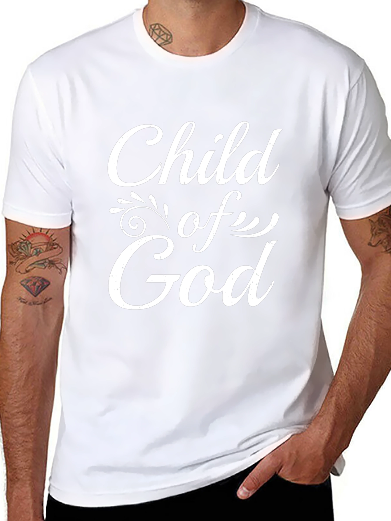 Child of God Black T-Shirt Christian Apparel