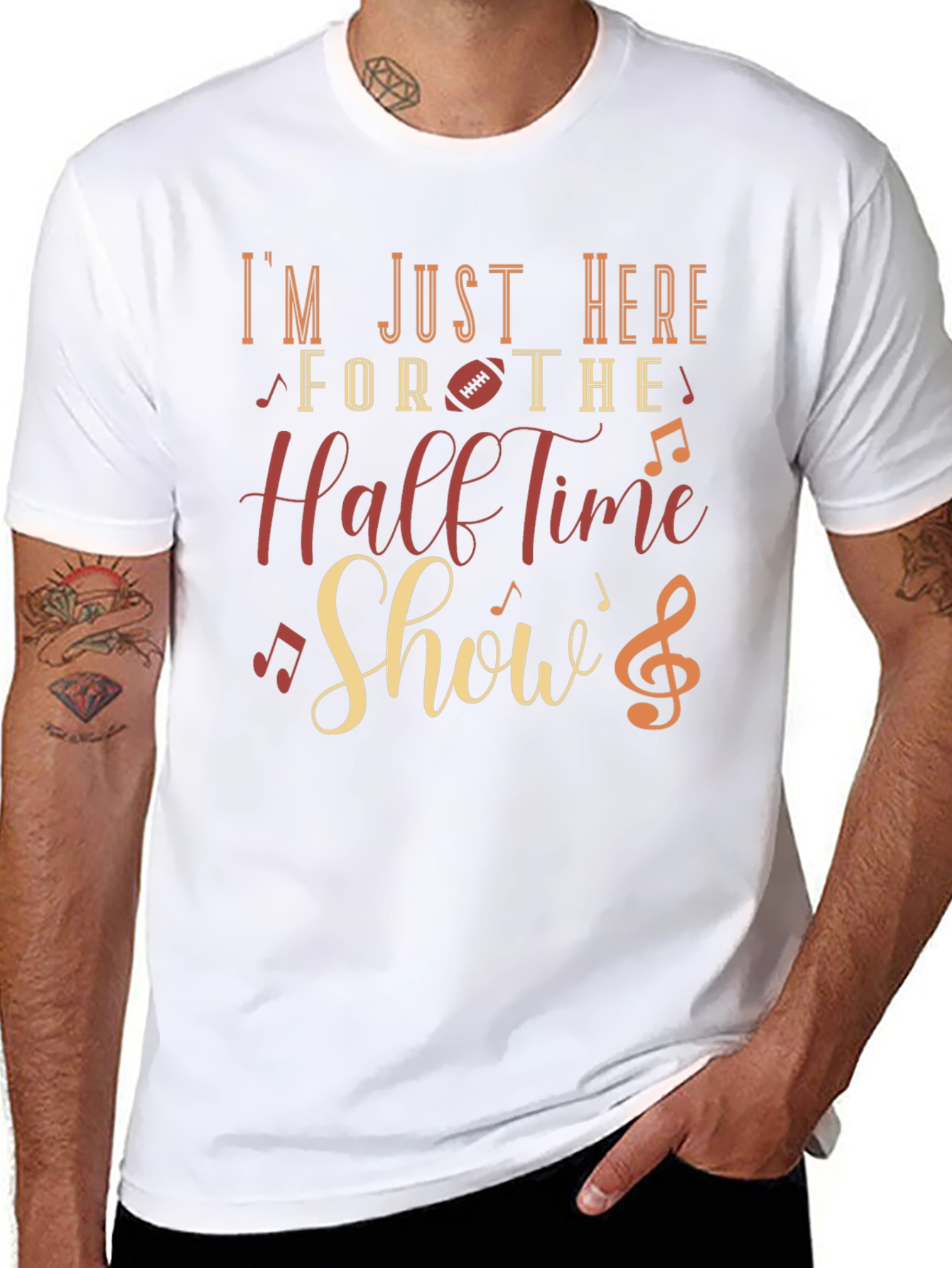 Halftime Show T-Shirt - Football & Music Lover Tee