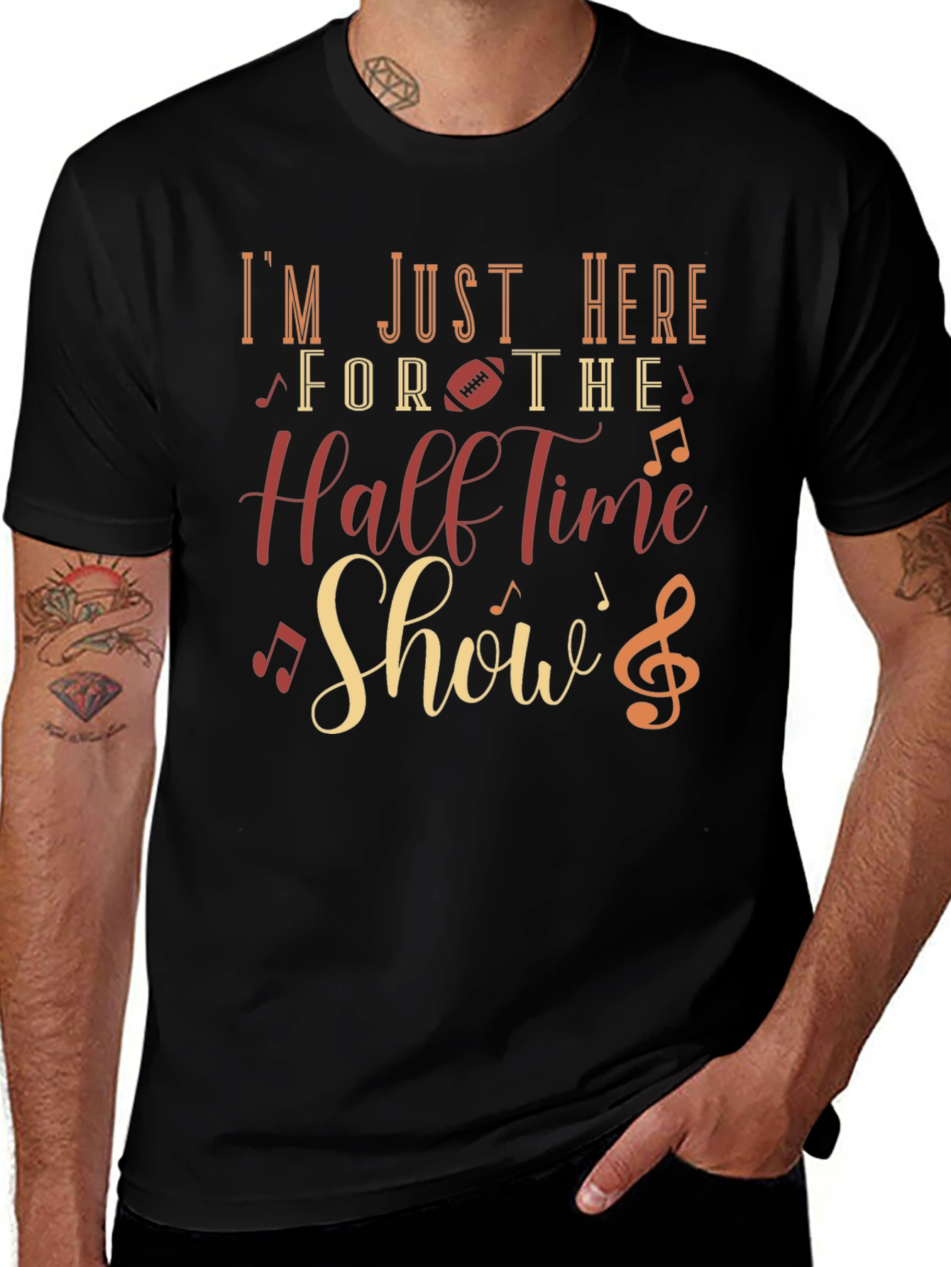 Halftime Show T-Shirt - Football & Music Lover Tee