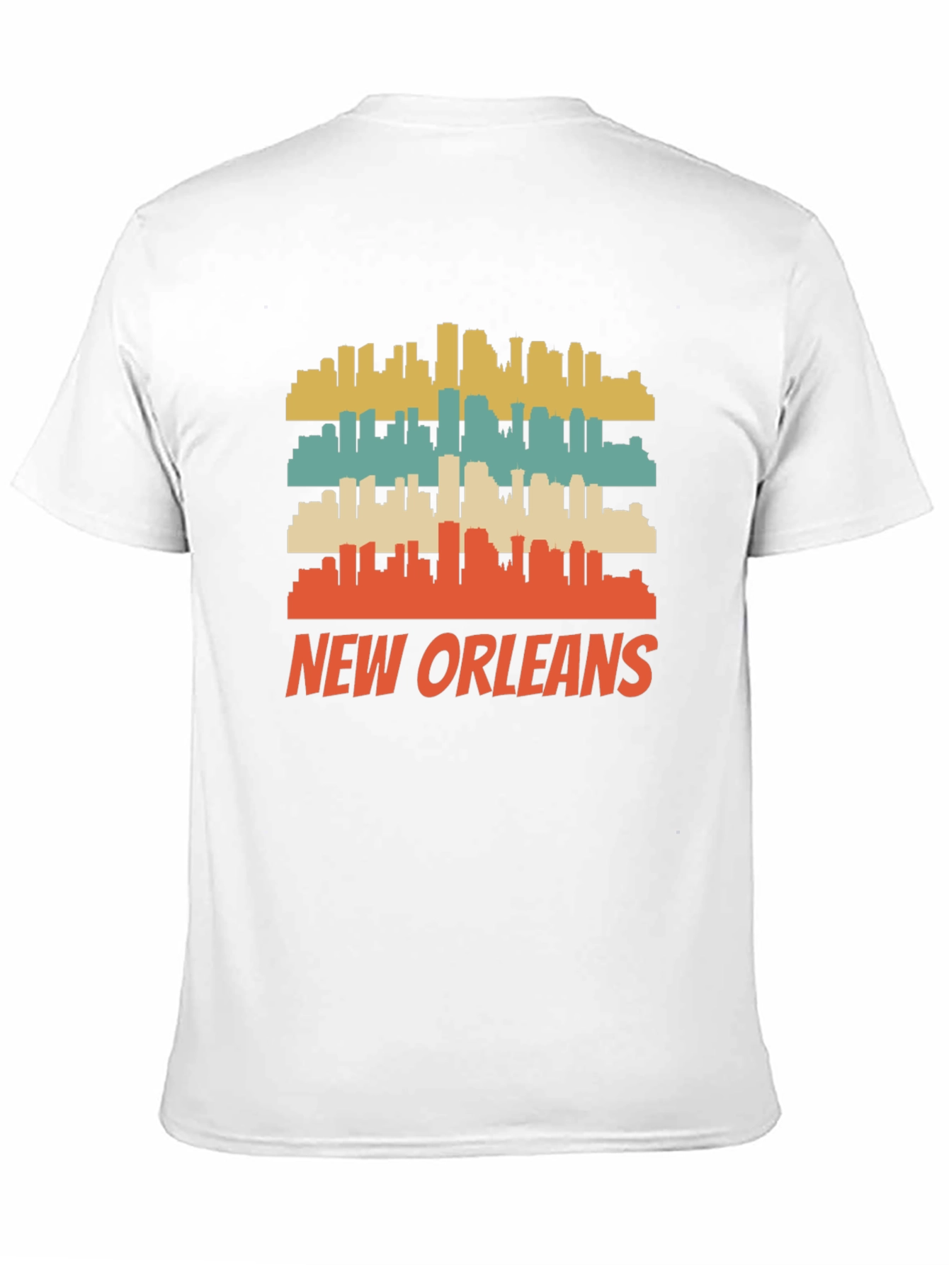 New Orleans Skyline Retro Graphic Tee