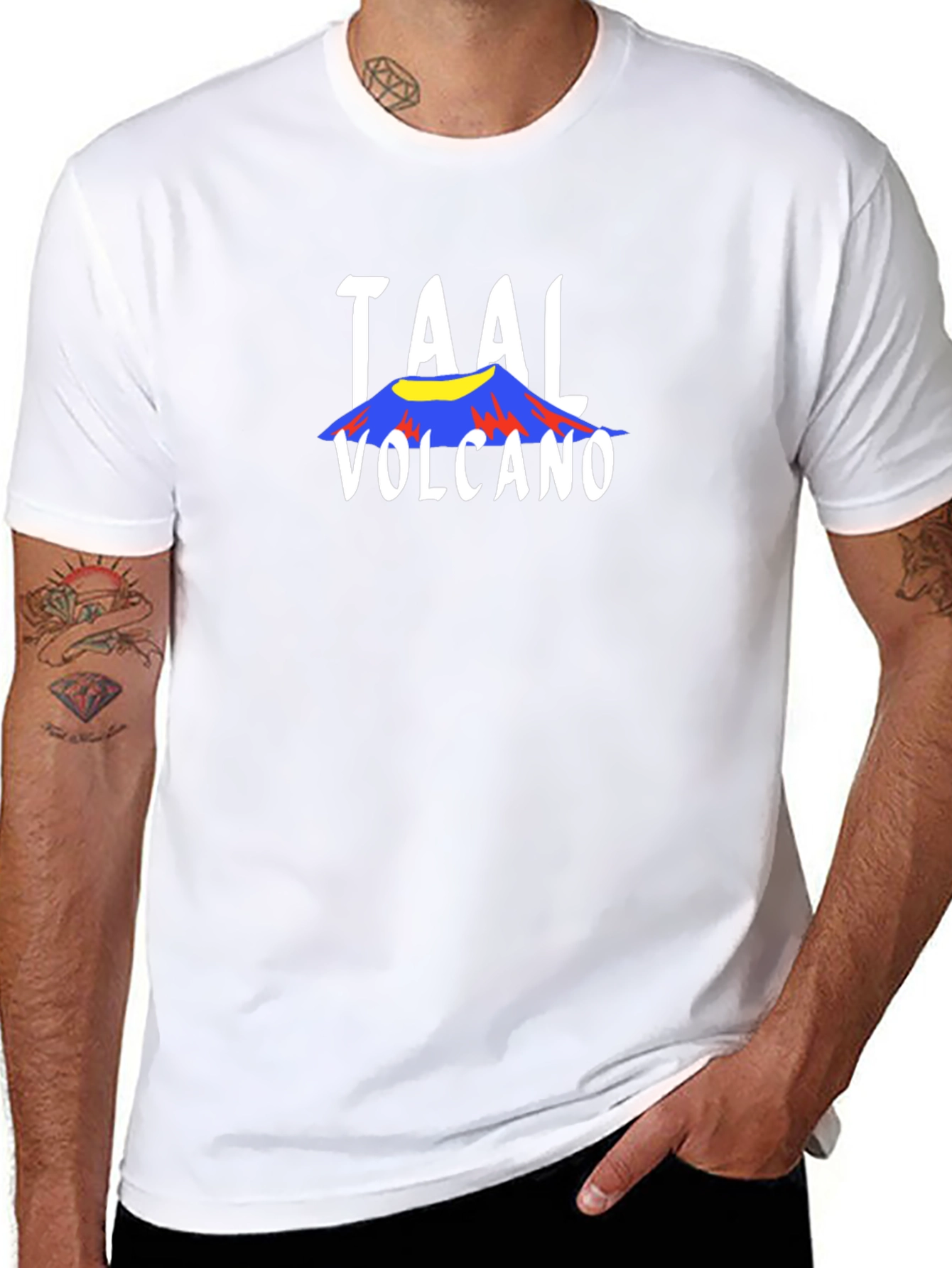 Taal Volcano Black T-Shirt