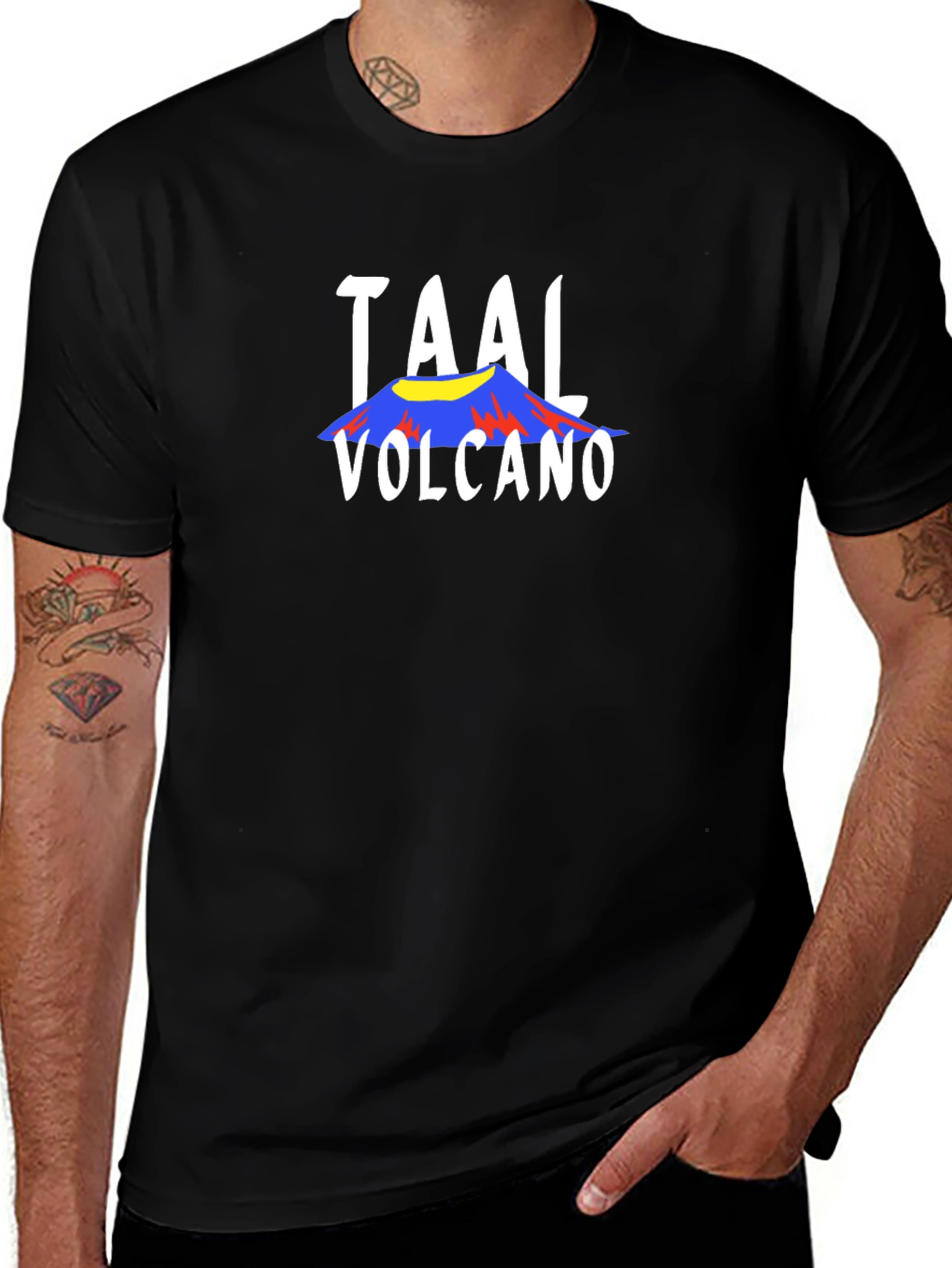Taal Volcano Black T-Shirt