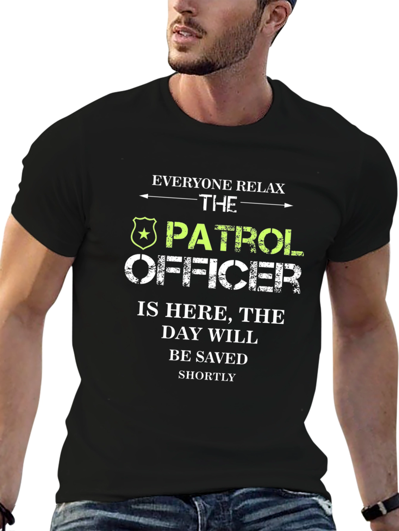 Patrol Officer Funny Graphic T-Shirt