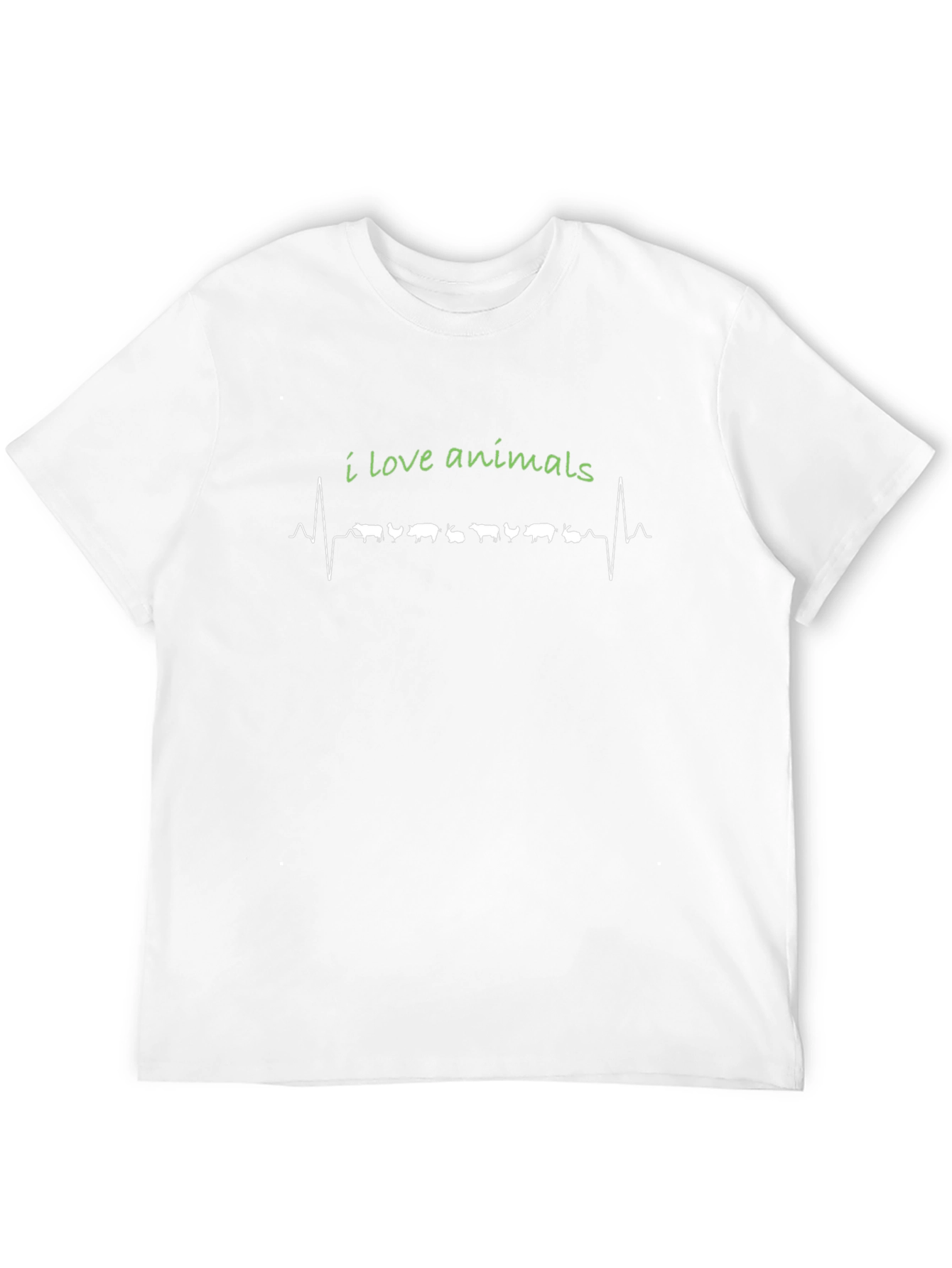 I Love Animals T-Shirt - Vegan Animal Lover Tee