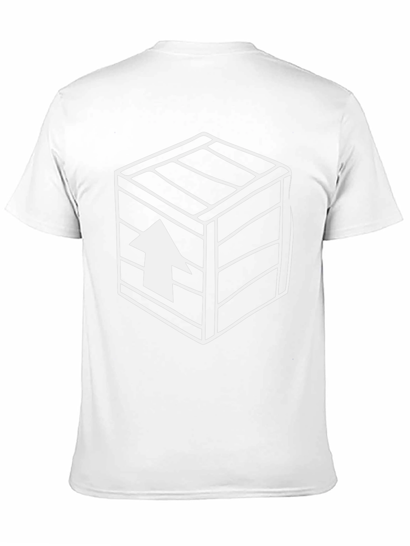 Graphic Tee - Crate Up Arrow Design - Black