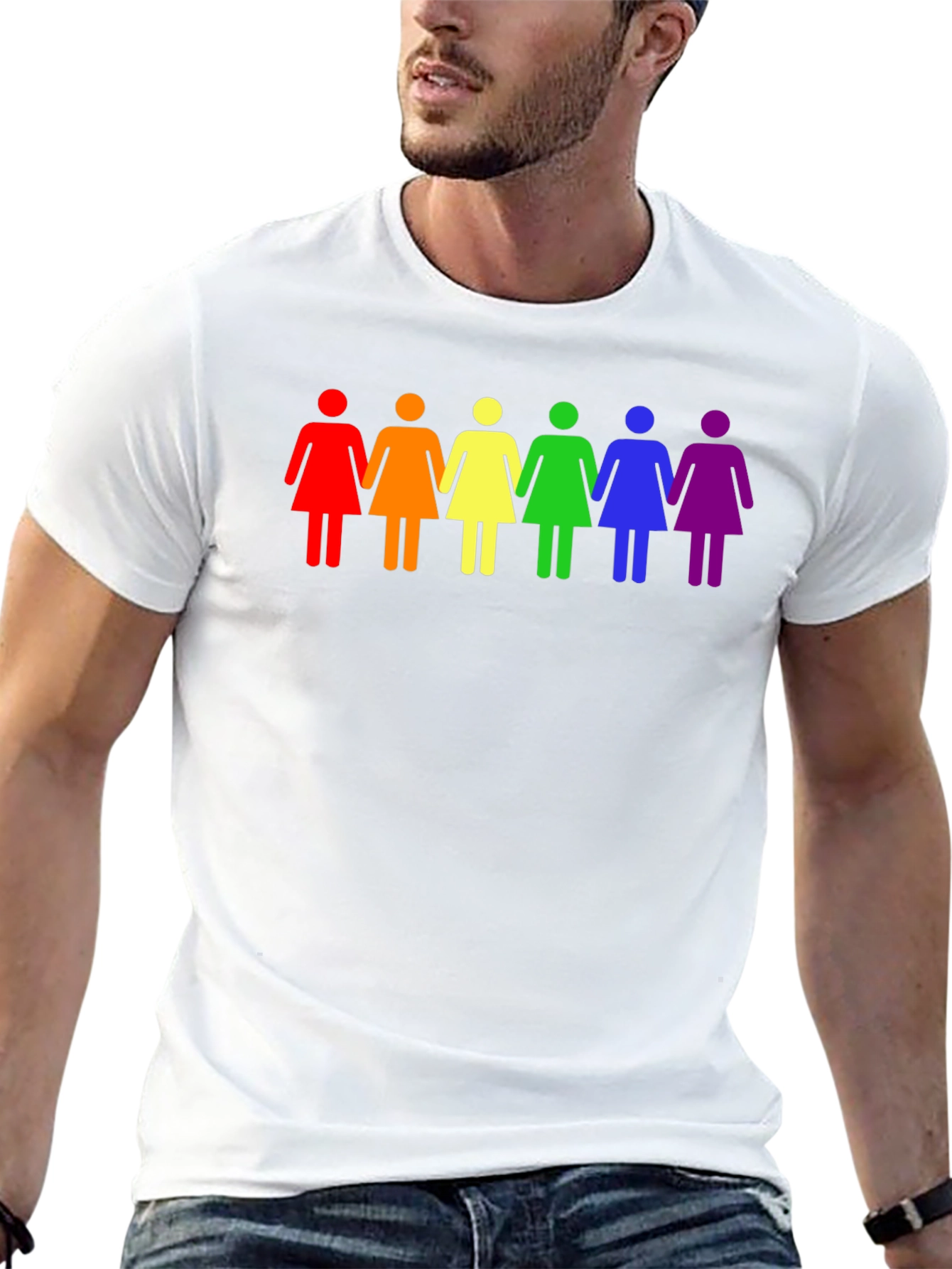 LGBTQ+ Womens Rainbow Equality T-Shirt