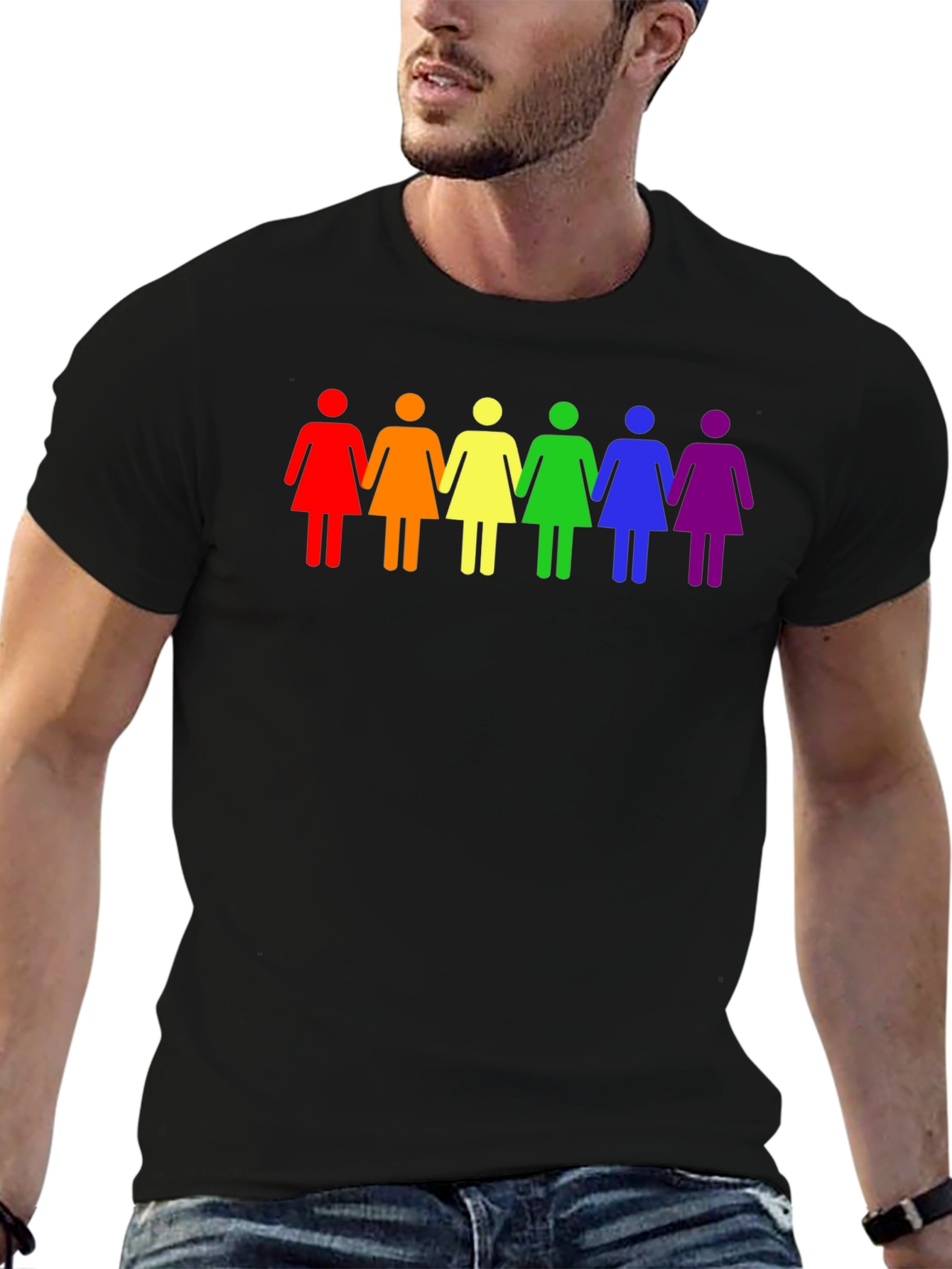 LGBTQ+ Womens Rainbow Equality T-Shirt
