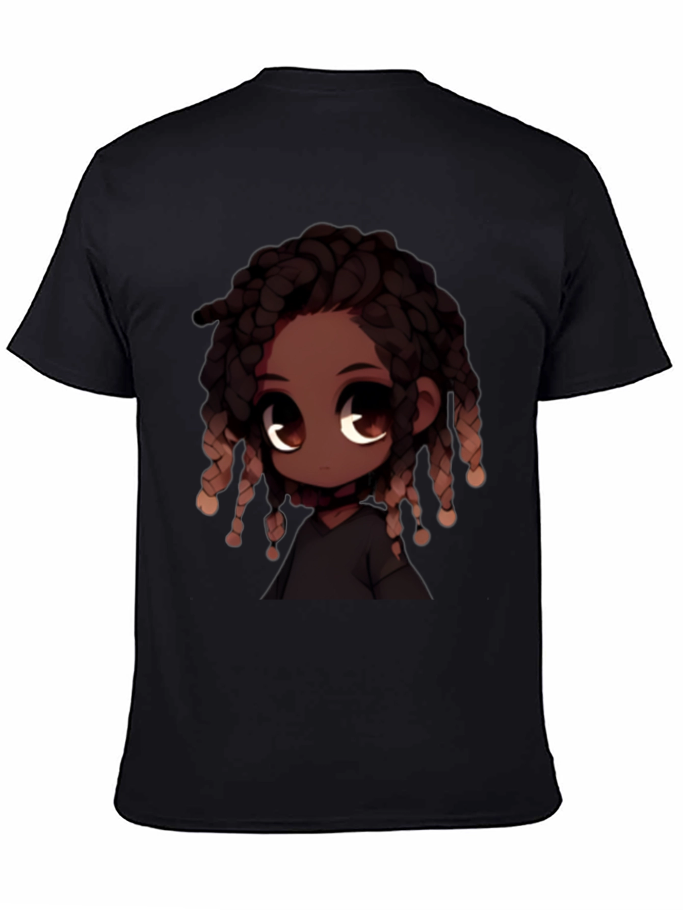 Anime Character Black T-Shirt