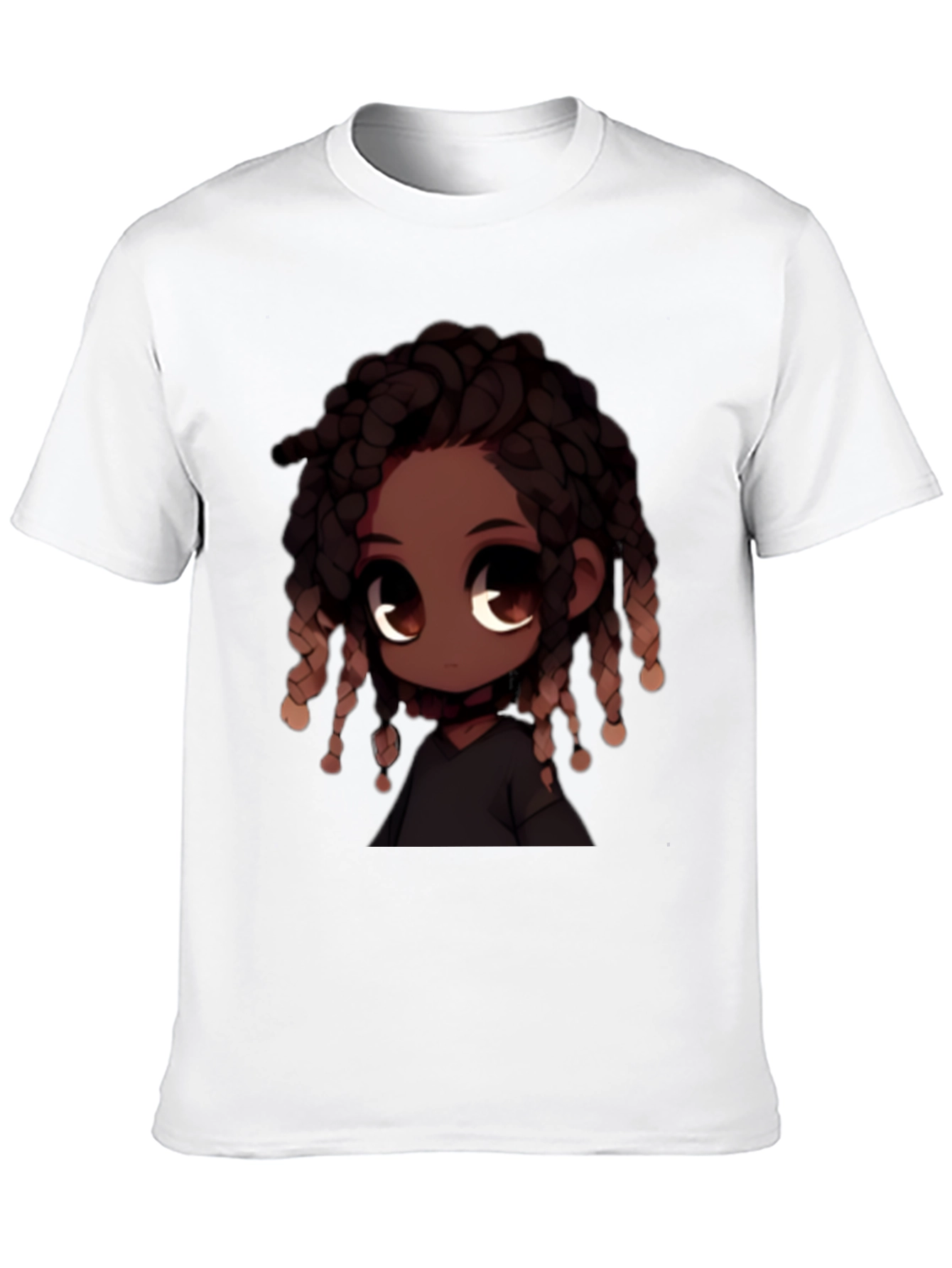 Anime Character Black T-Shirt