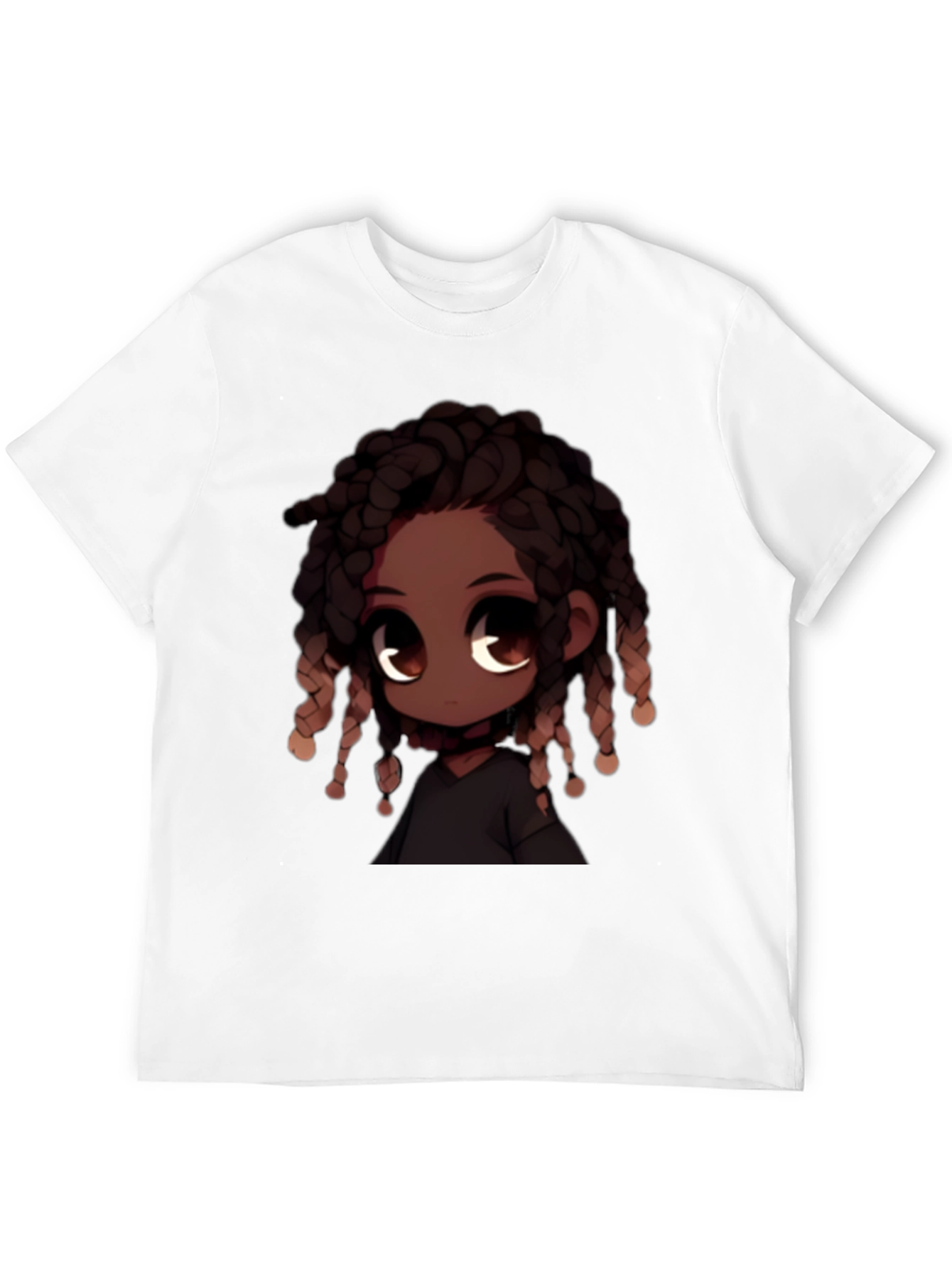 Anime Character Black T-Shirt