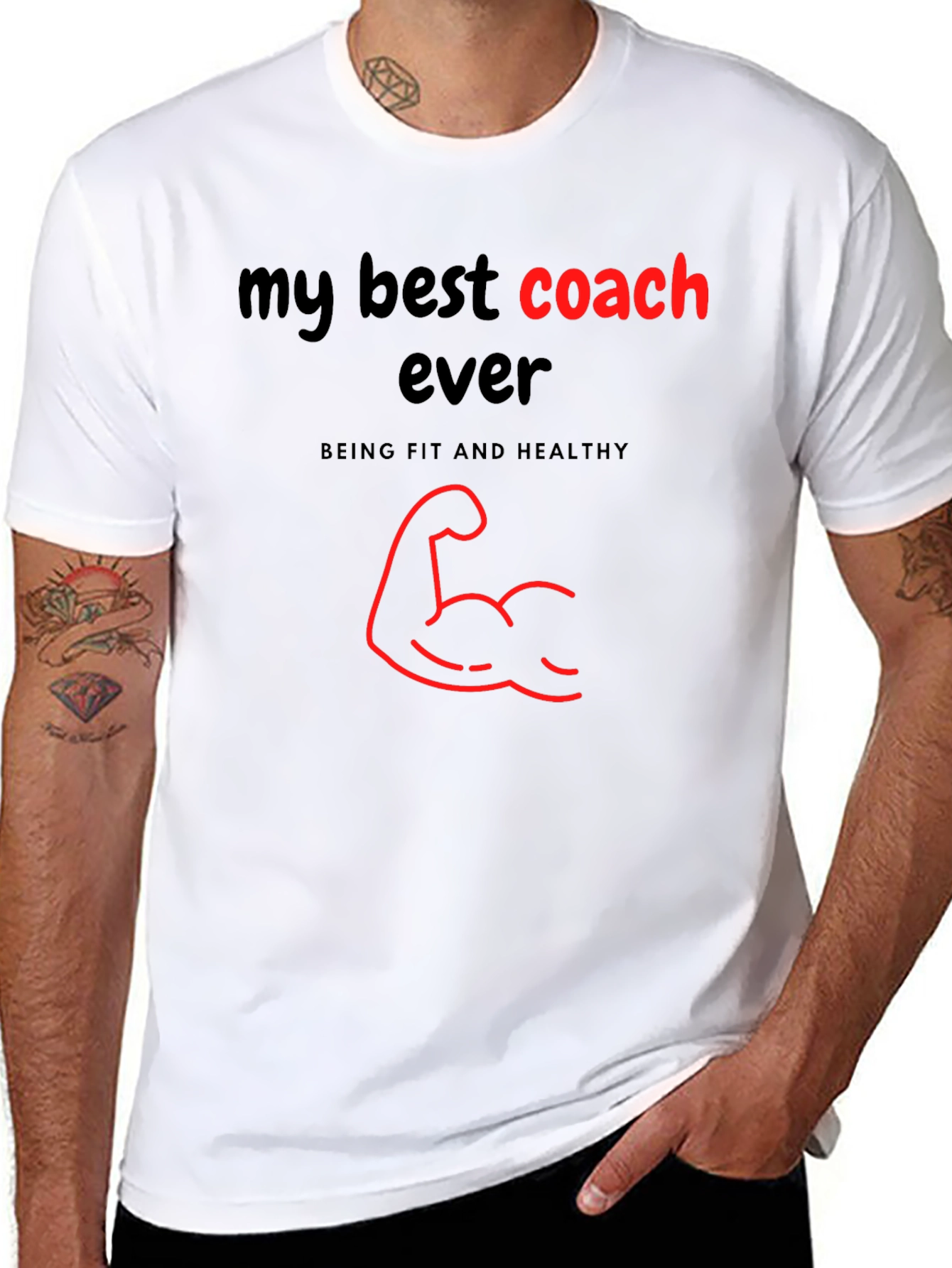 My Best Coach Ever T-Shirt - Fitness Apparel