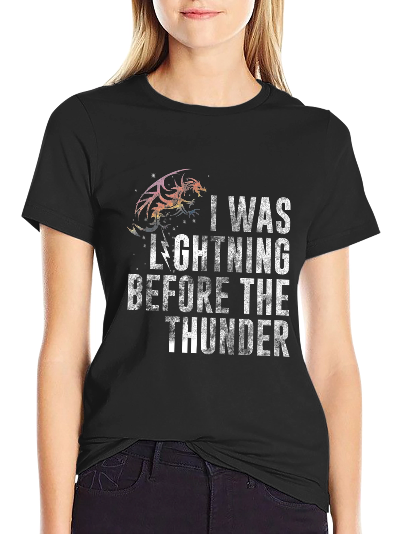 I Was Lightning Before the Thunder Graphic Tee