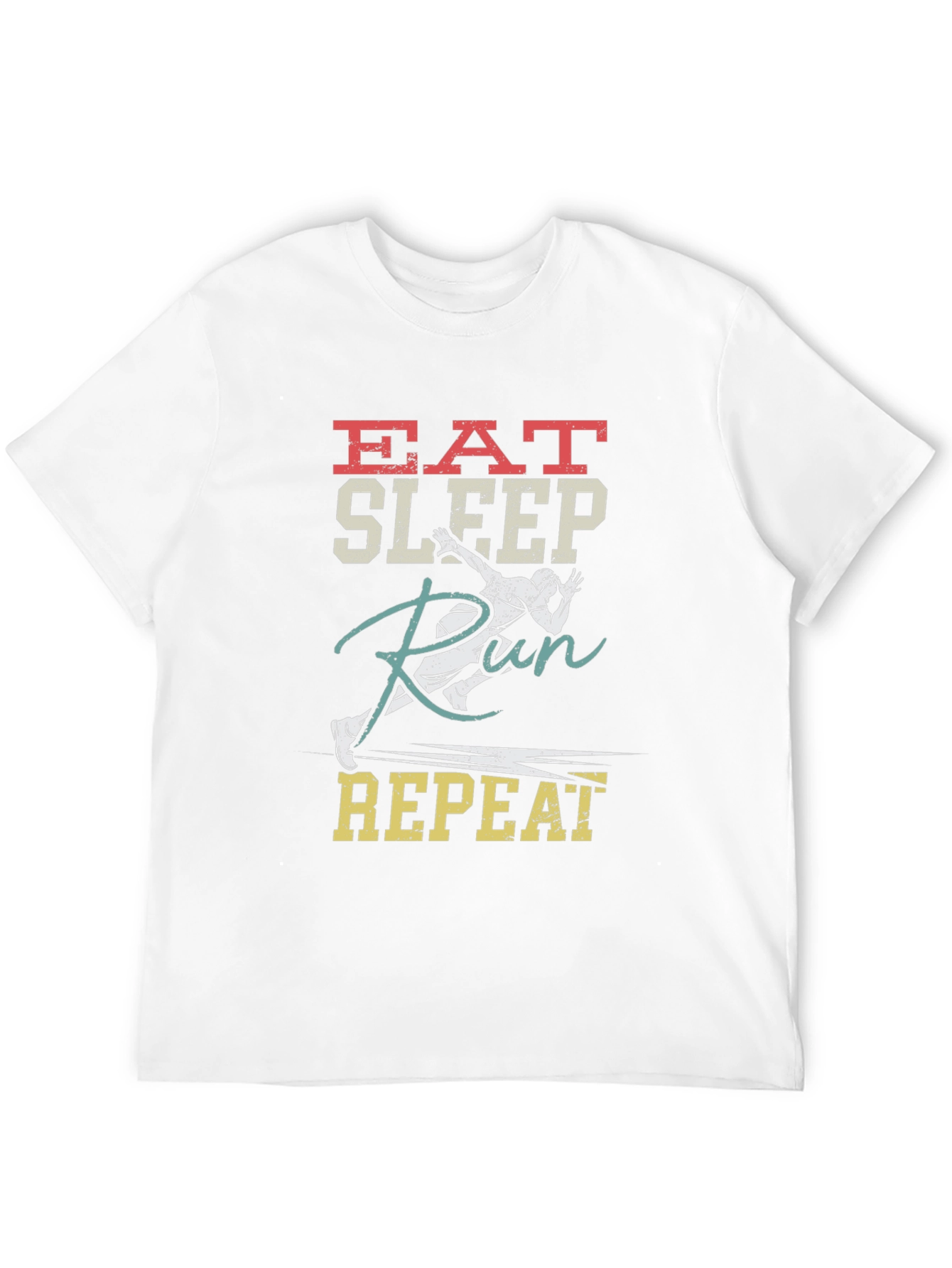 Eat Sleep Run Repeat Graphic Tee