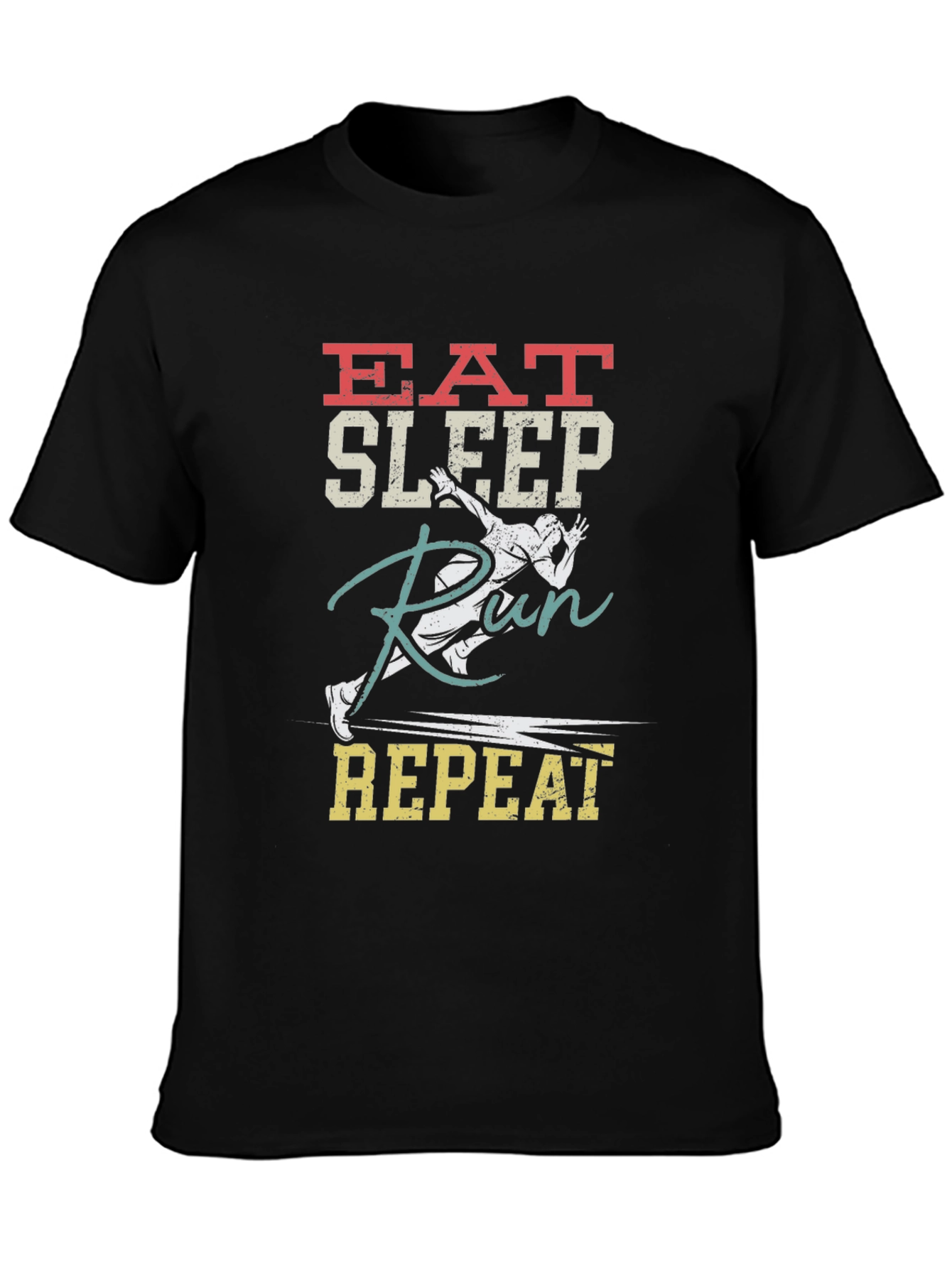 Eat Sleep Run Repeat Graphic Tee