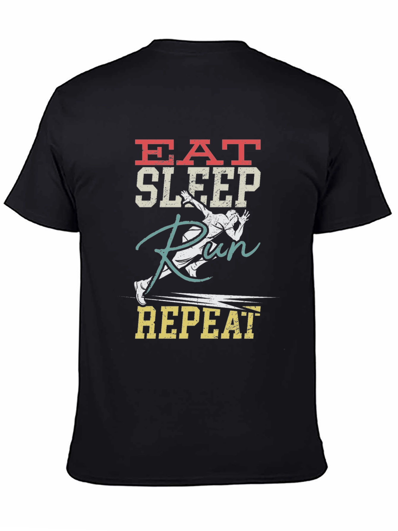 Eat Sleep Run Repeat Graphic Tee