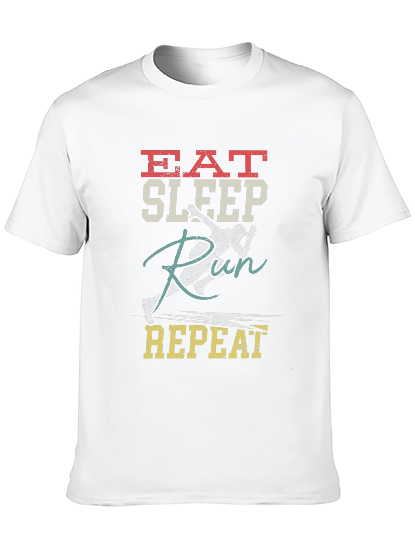 Eat Sleep Run Repeat Graphic Tee