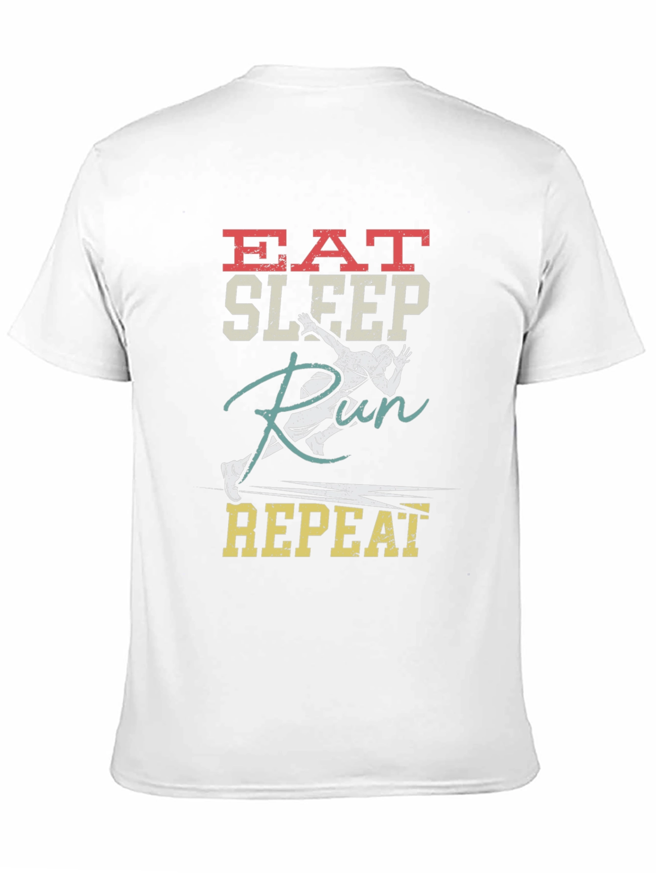 Eat Sleep Run Repeat Graphic Tee