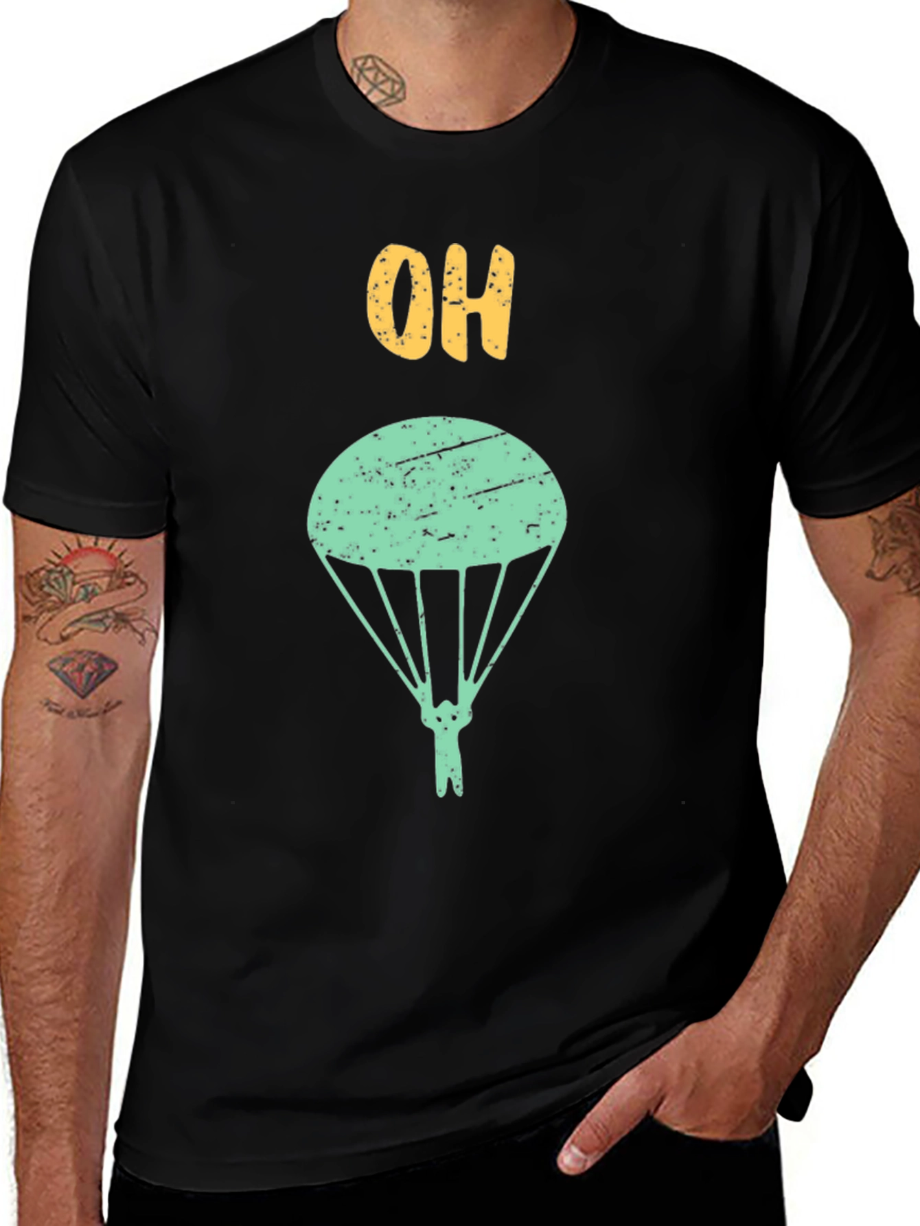 OH Parachute Graphic T-Shirt