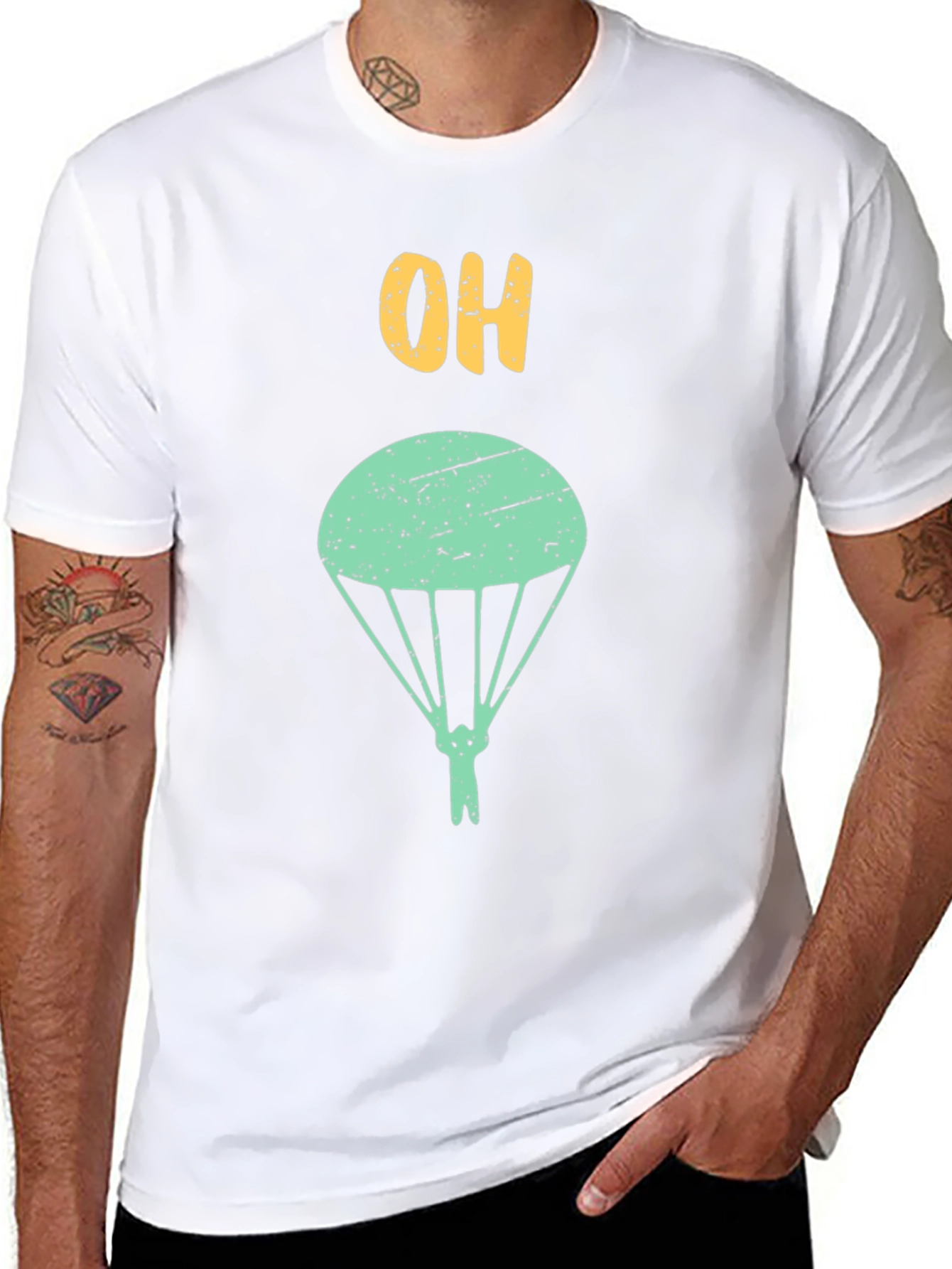 OH Parachute Graphic T-Shirt