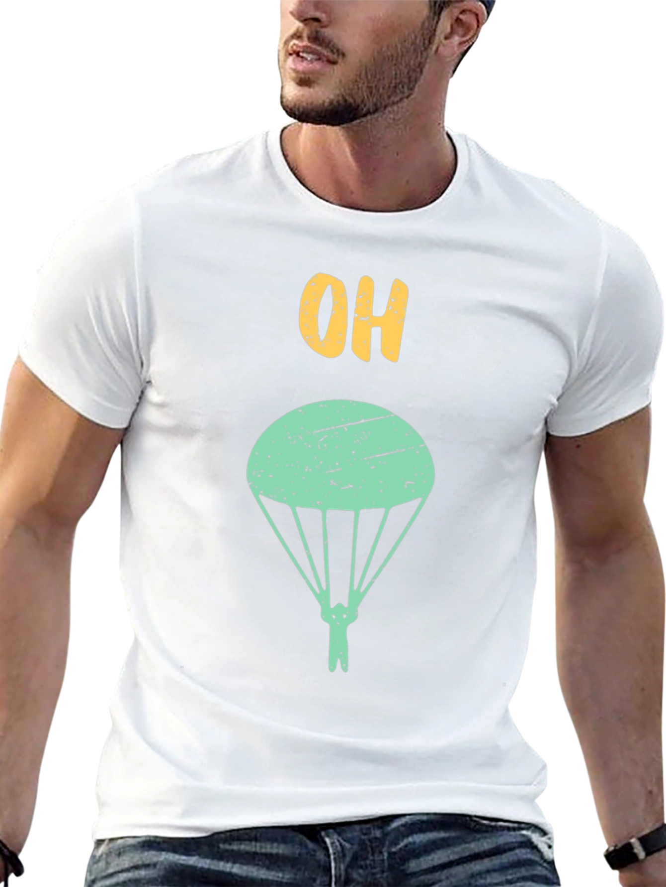 OH Parachute Graphic T-Shirt