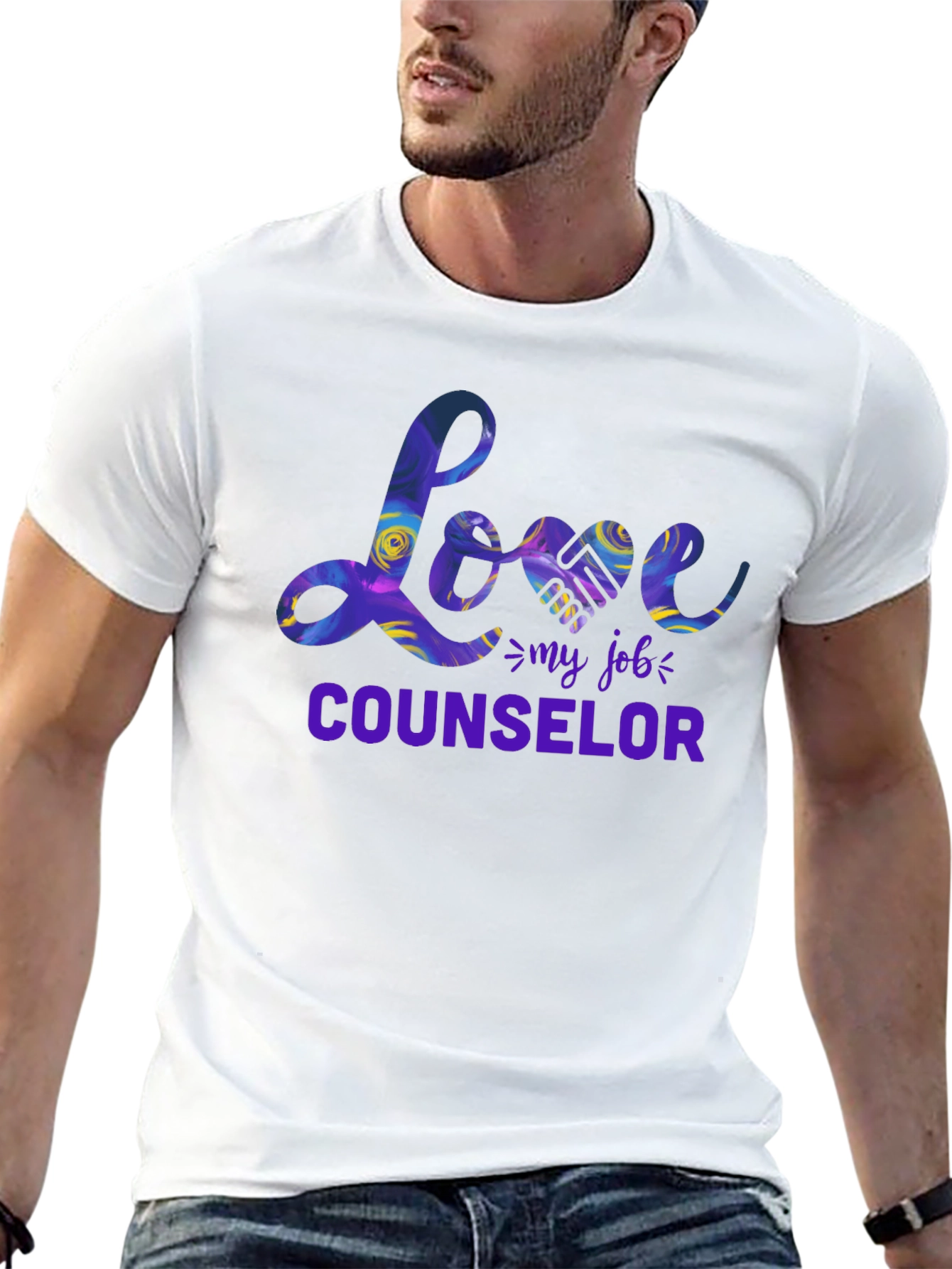 Love My Job Counselor Graphic T-Shirt