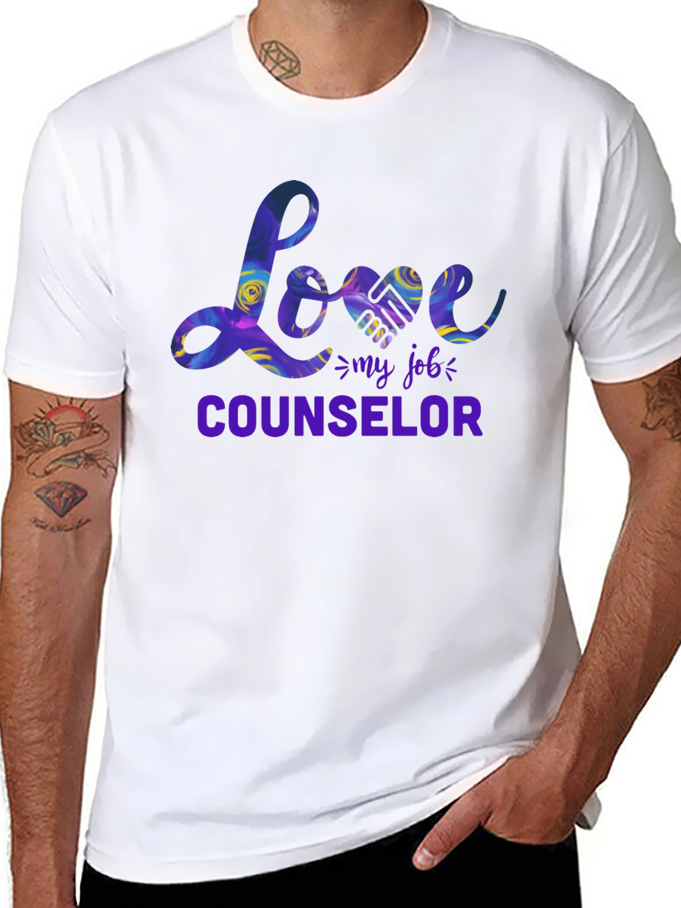 Love My Job Counselor Graphic T-Shirt