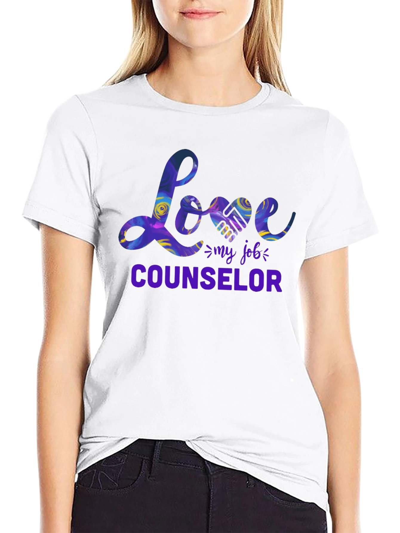 Love My Job Counselor Graphic T-Shirt