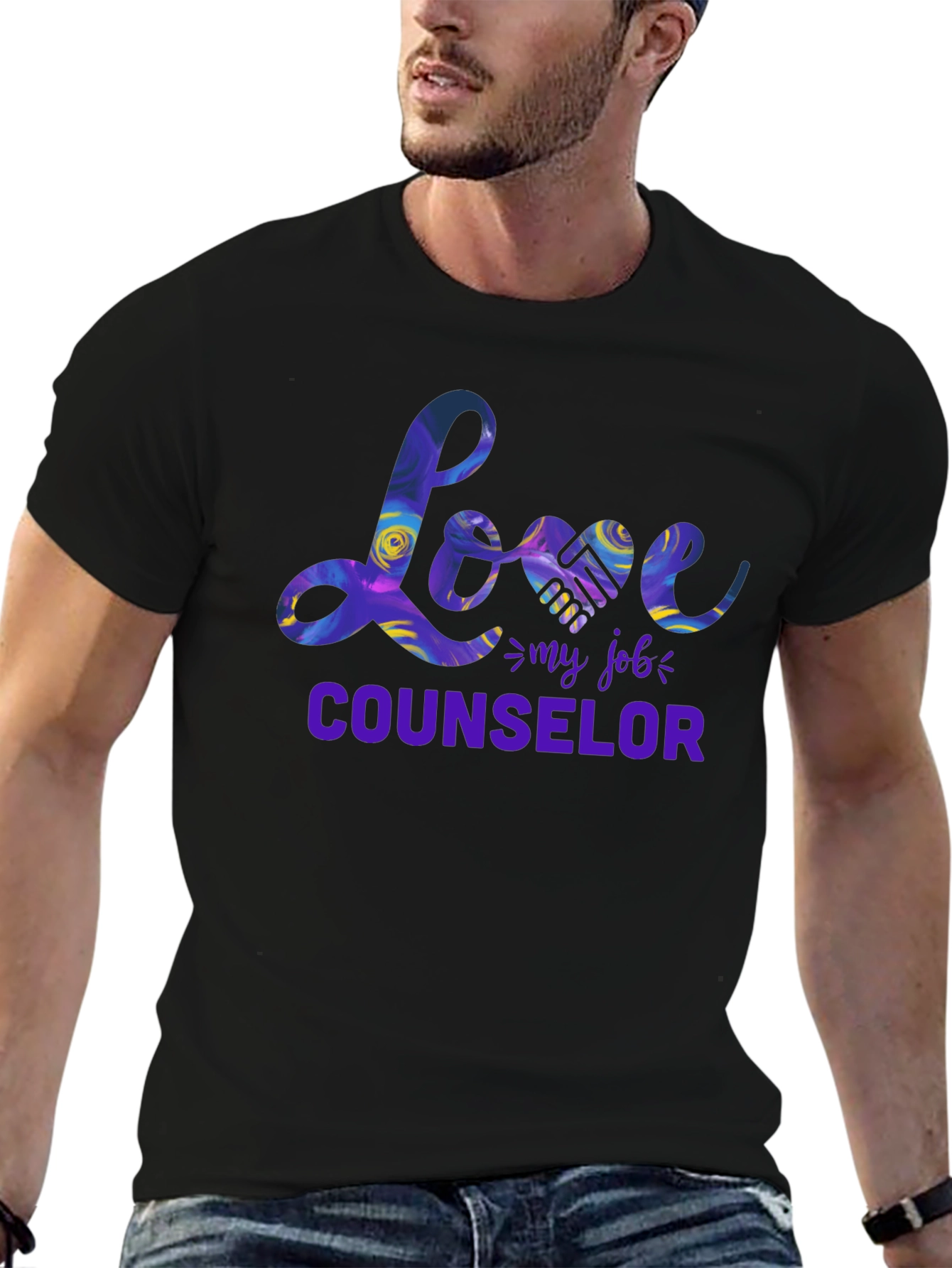 Love My Job Counselor Graphic T-Shirt