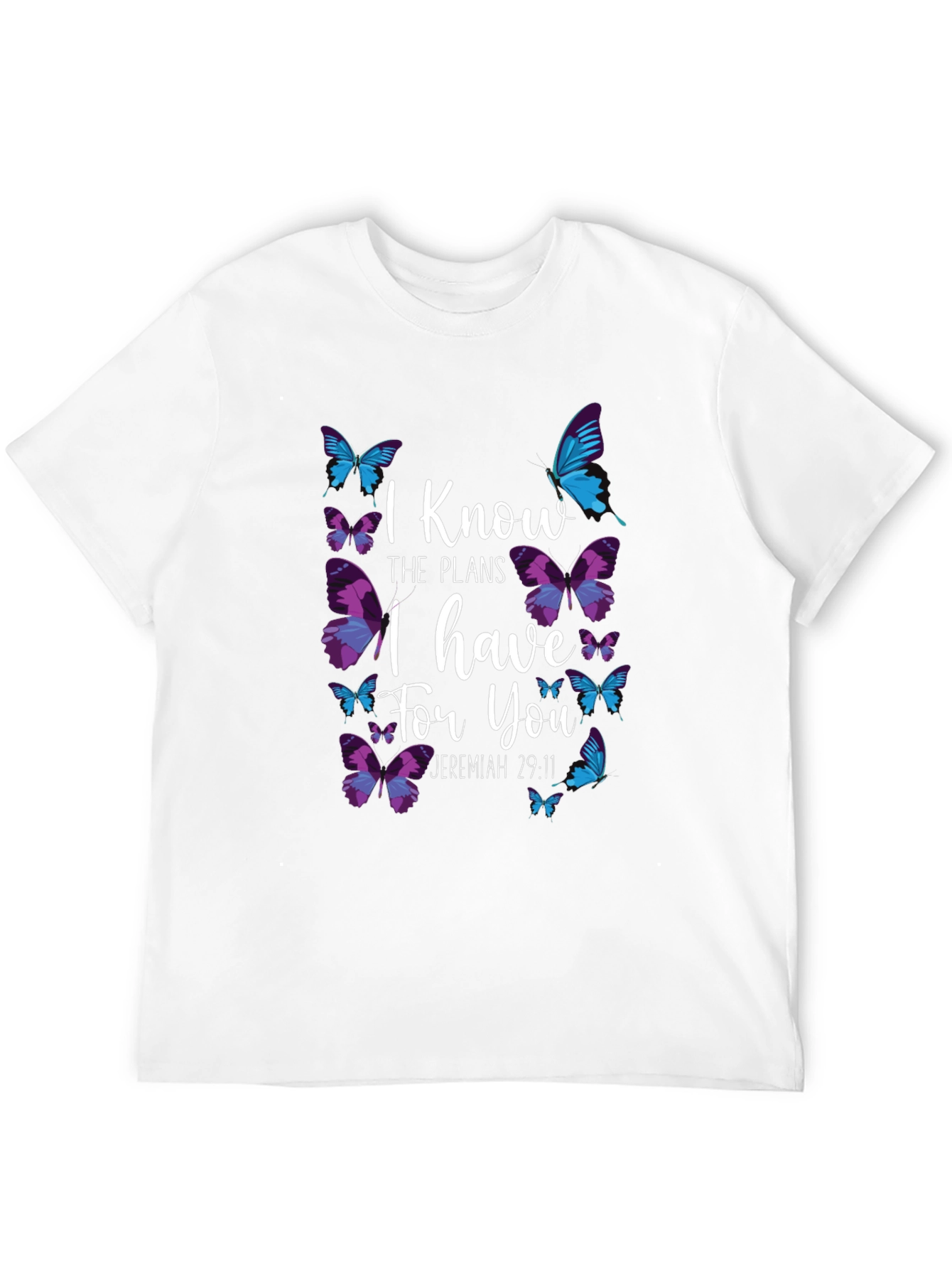 Butterfly Jeremiah 29:11 T-Shirt