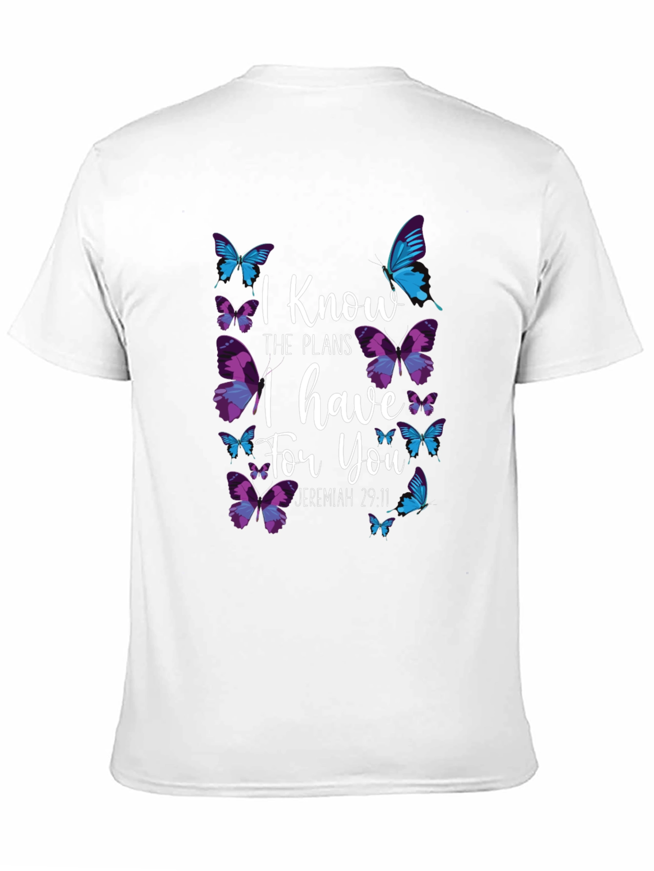 Butterfly Jeremiah 29:11 T-Shirt