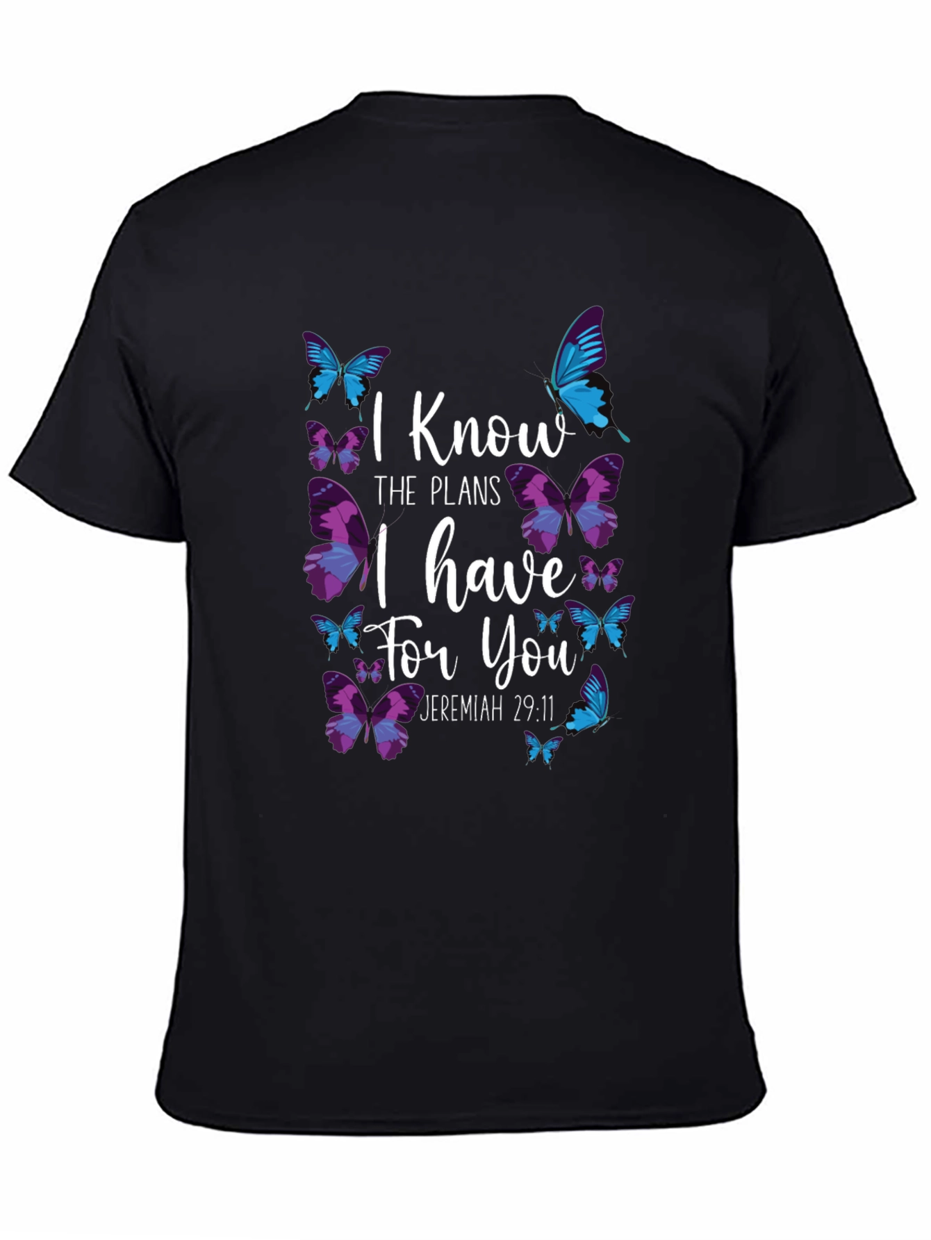 Butterfly Jeremiah 29:11 T-Shirt