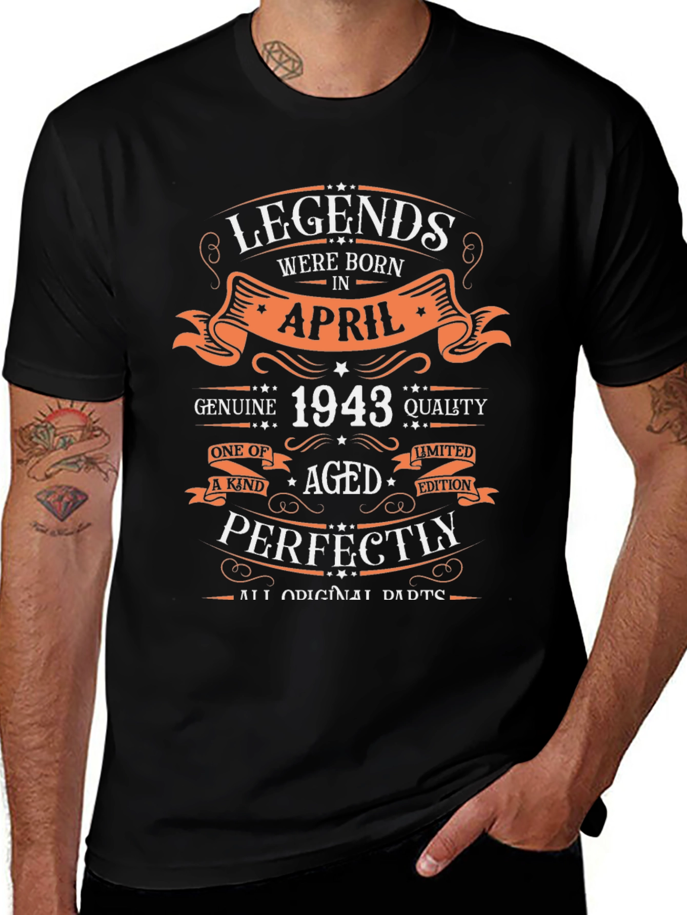 Legends Born in April 1943 T-Shirt