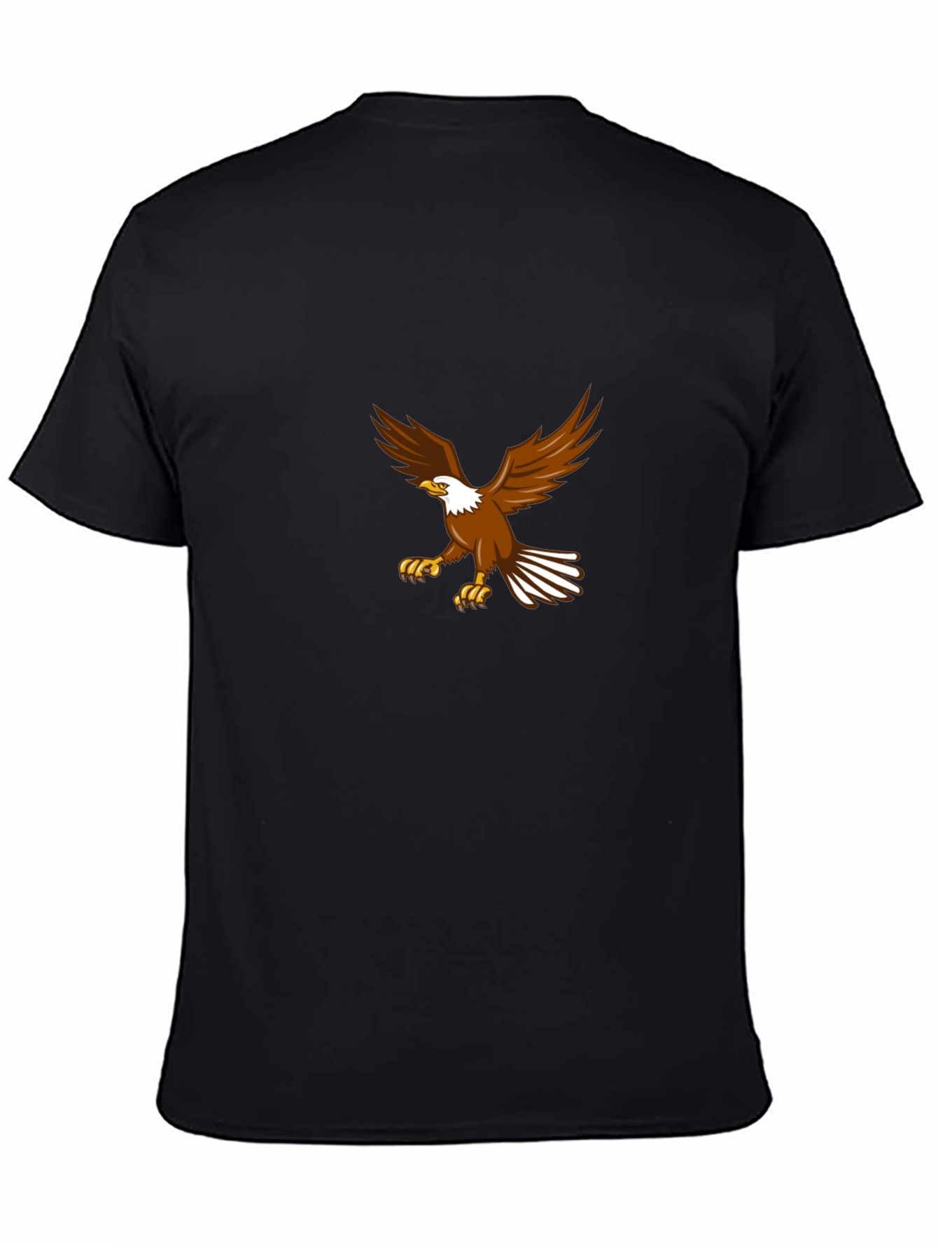 Eagle Graphic Black T-Shirt - Mens Casual Tee