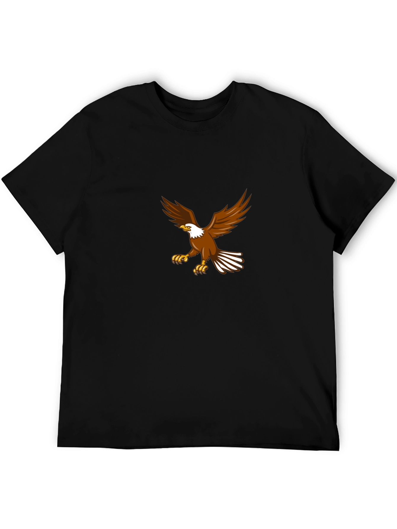 Eagle Graphic Black T-Shirt - Mens Casual Tee