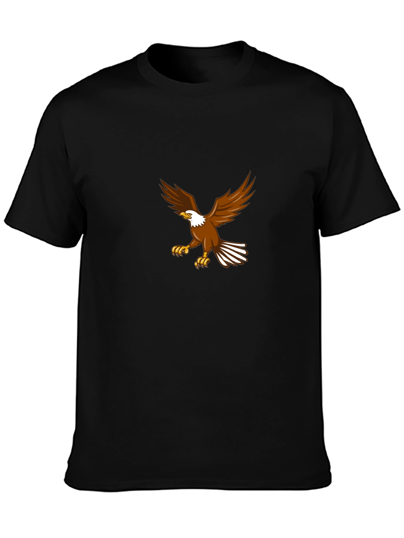 Eagle Graphic Black T-Shirt - Mens Casual Tee